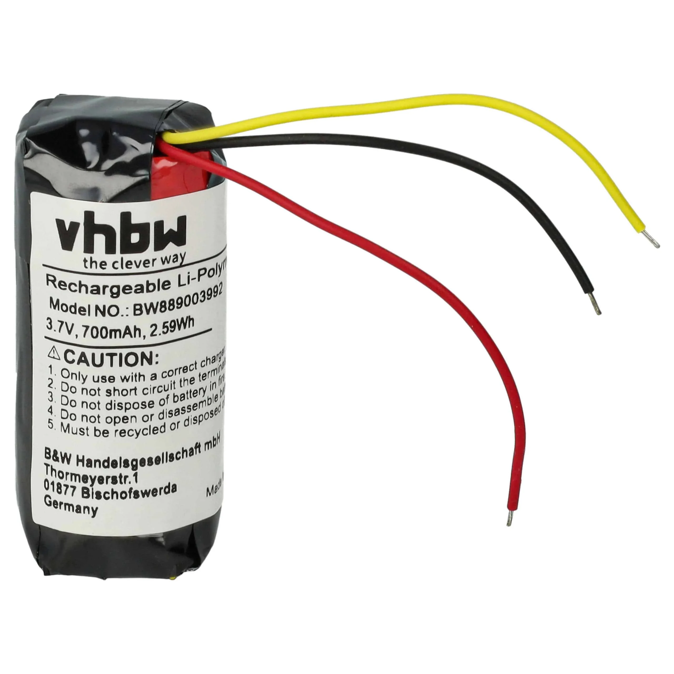 Batterie remplace Bose NTA3522 casque audio Bose - 700mAh 3,7V Li-polymère