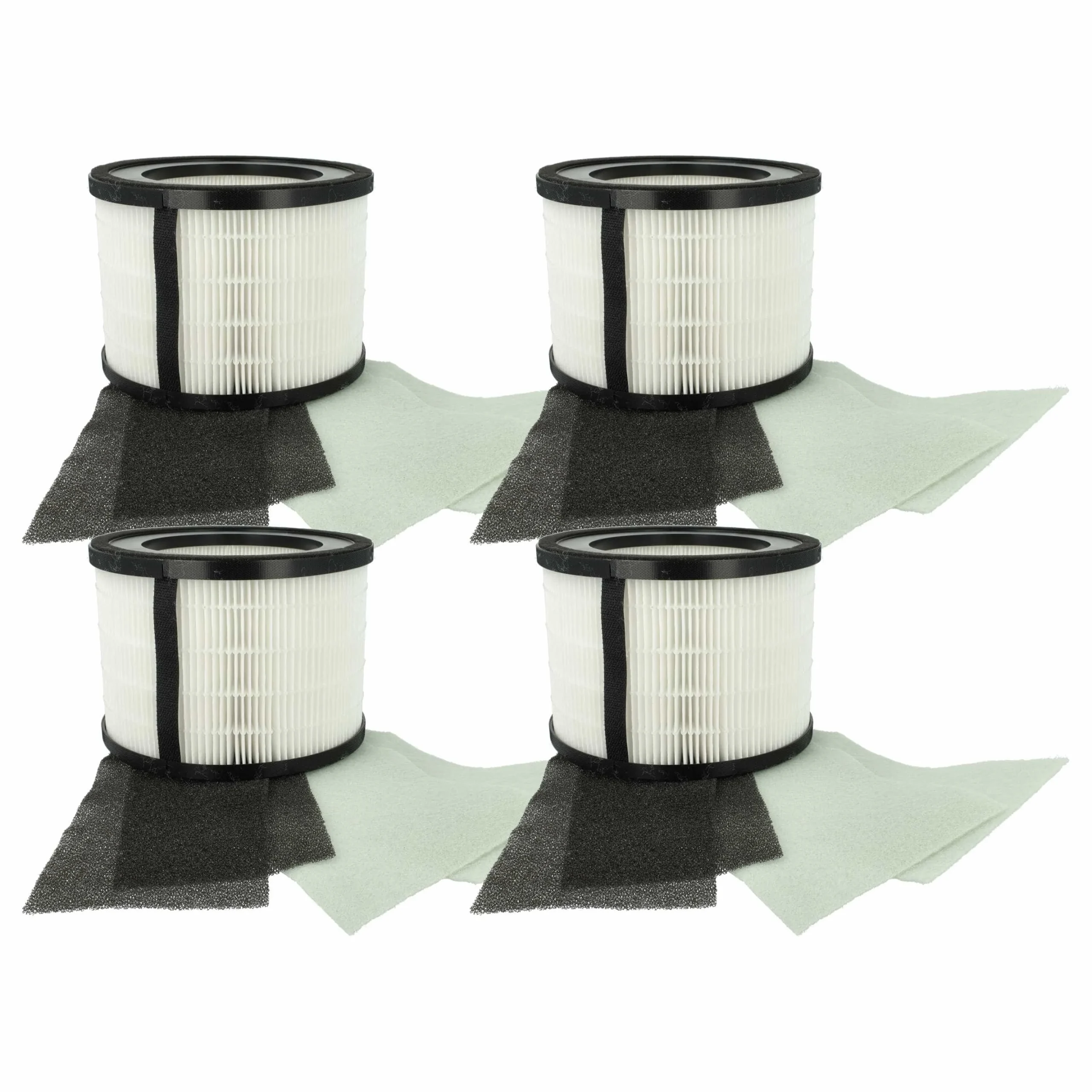 4x Filtre remplace Leitz 2415142, 2415107 pour purificateur Leitz- préfiltre + HEPA + charbon actif