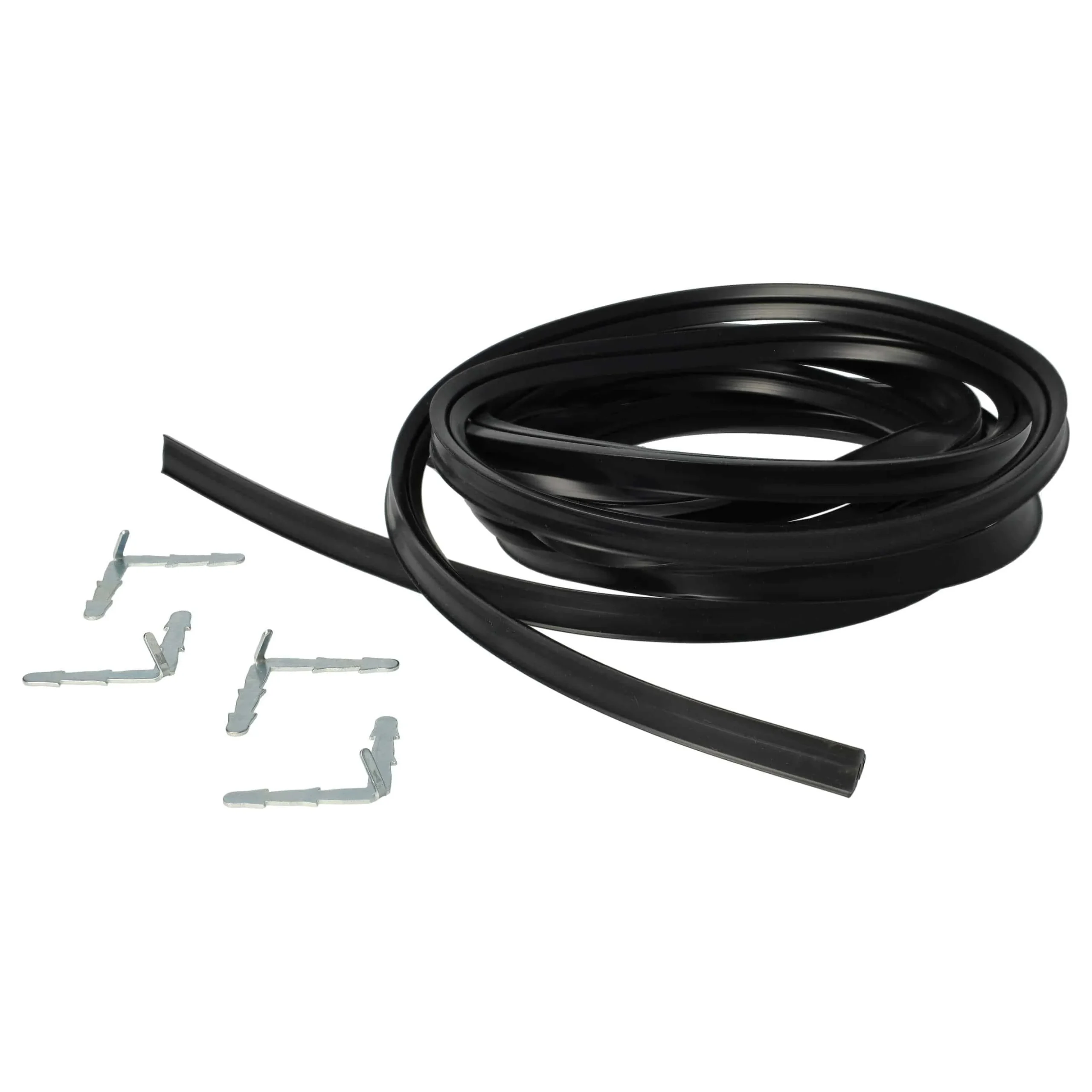 Joint de porte universel avec crochets d'angle pour four universel AEG - 3 m, noir