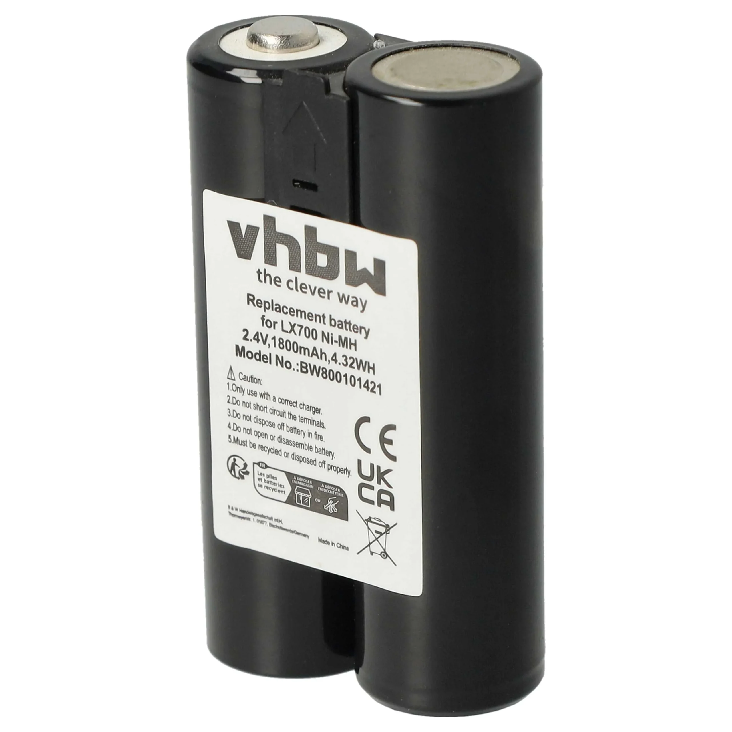 Batterie remplace L-LC3 H-AA, 190264-0000 souris sans-fil - 1800mAh 2,4V NiMH