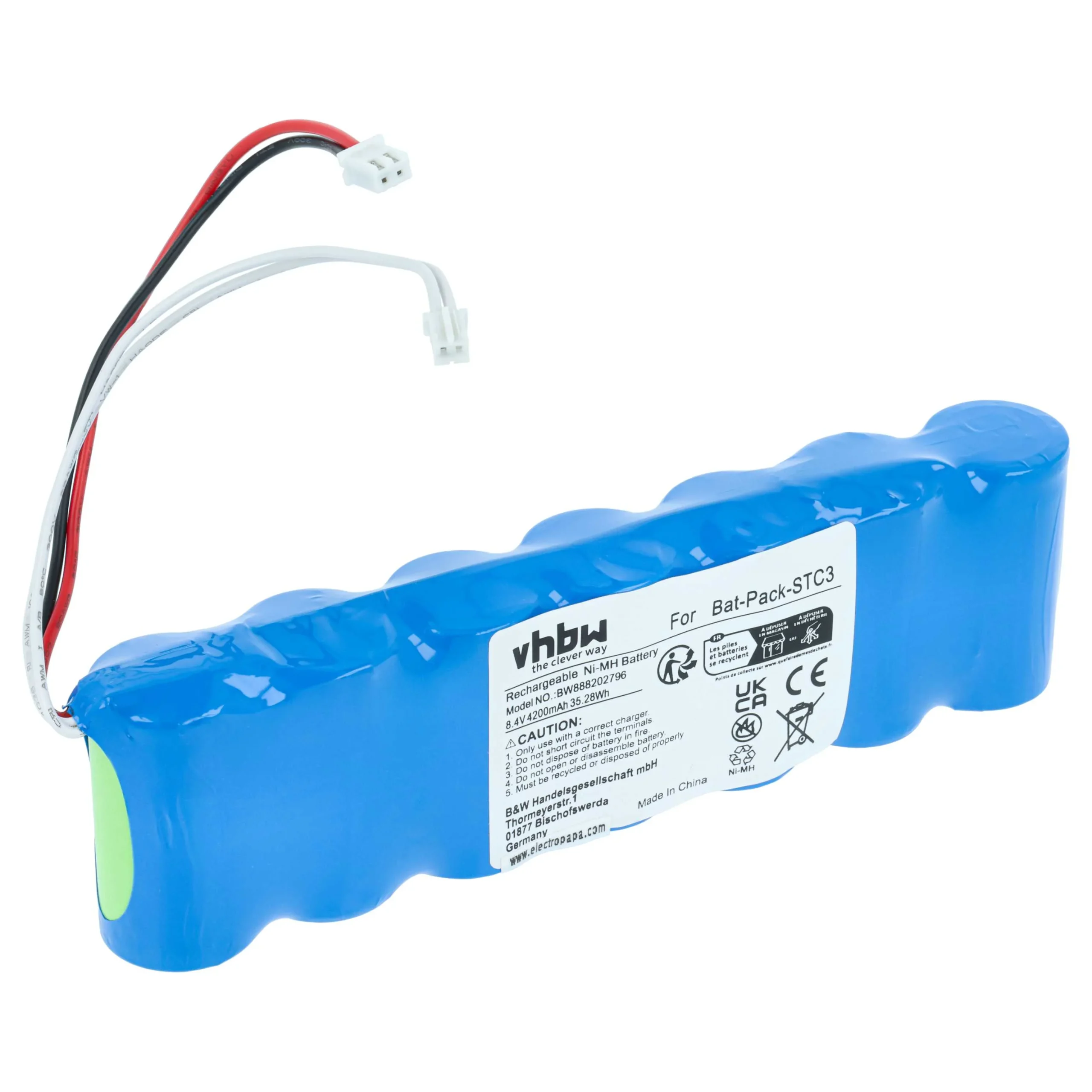 Batterie remplace Rover Bat-Pack-STC3 outil de mesure Rover - 4200mAh 8,4V NiMH