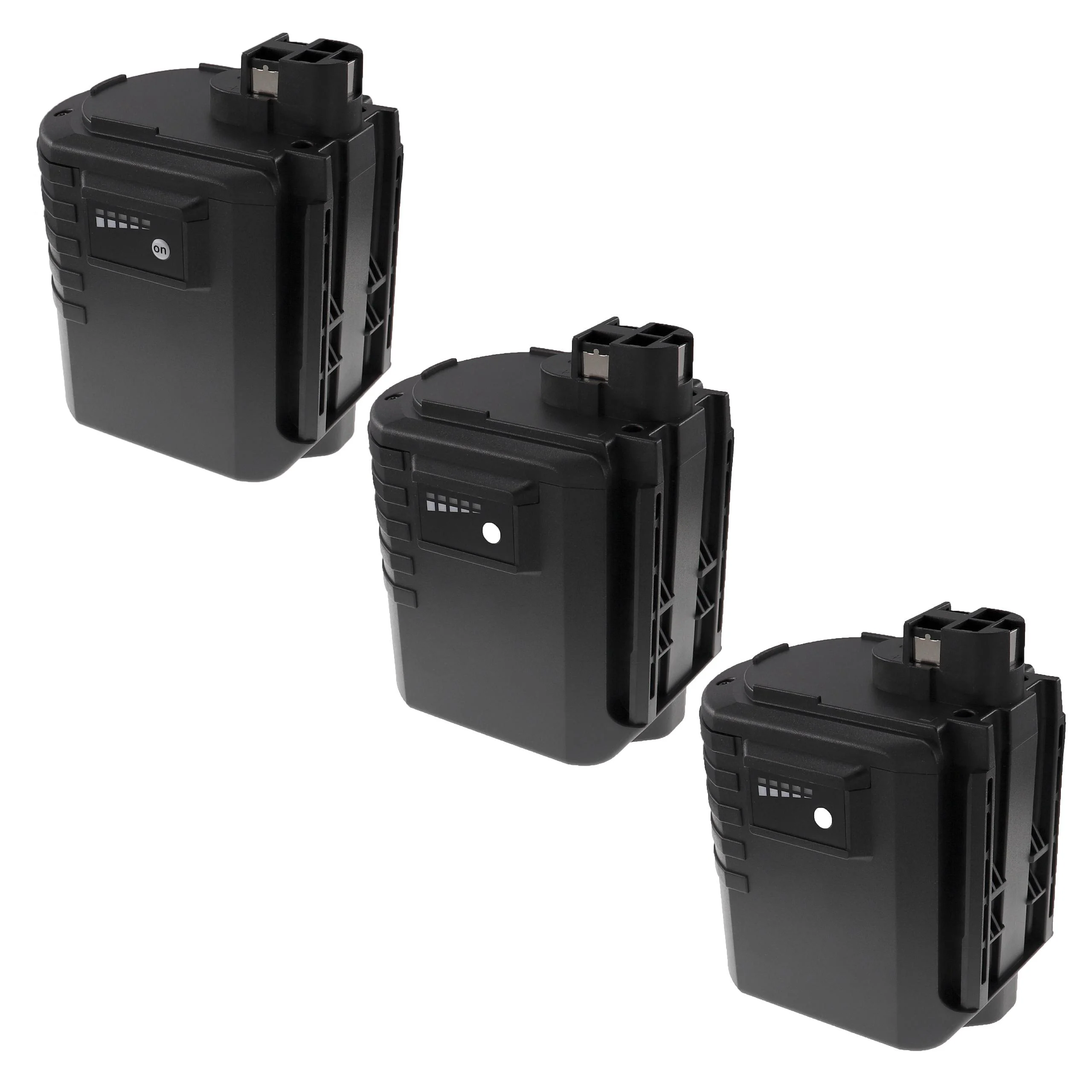 Batterie (3 pcs.) remplace Bosch 2 607 335 082, 1617334082, 2607335082 outil électrique Bosch - 3,3Ah 24V NiMH