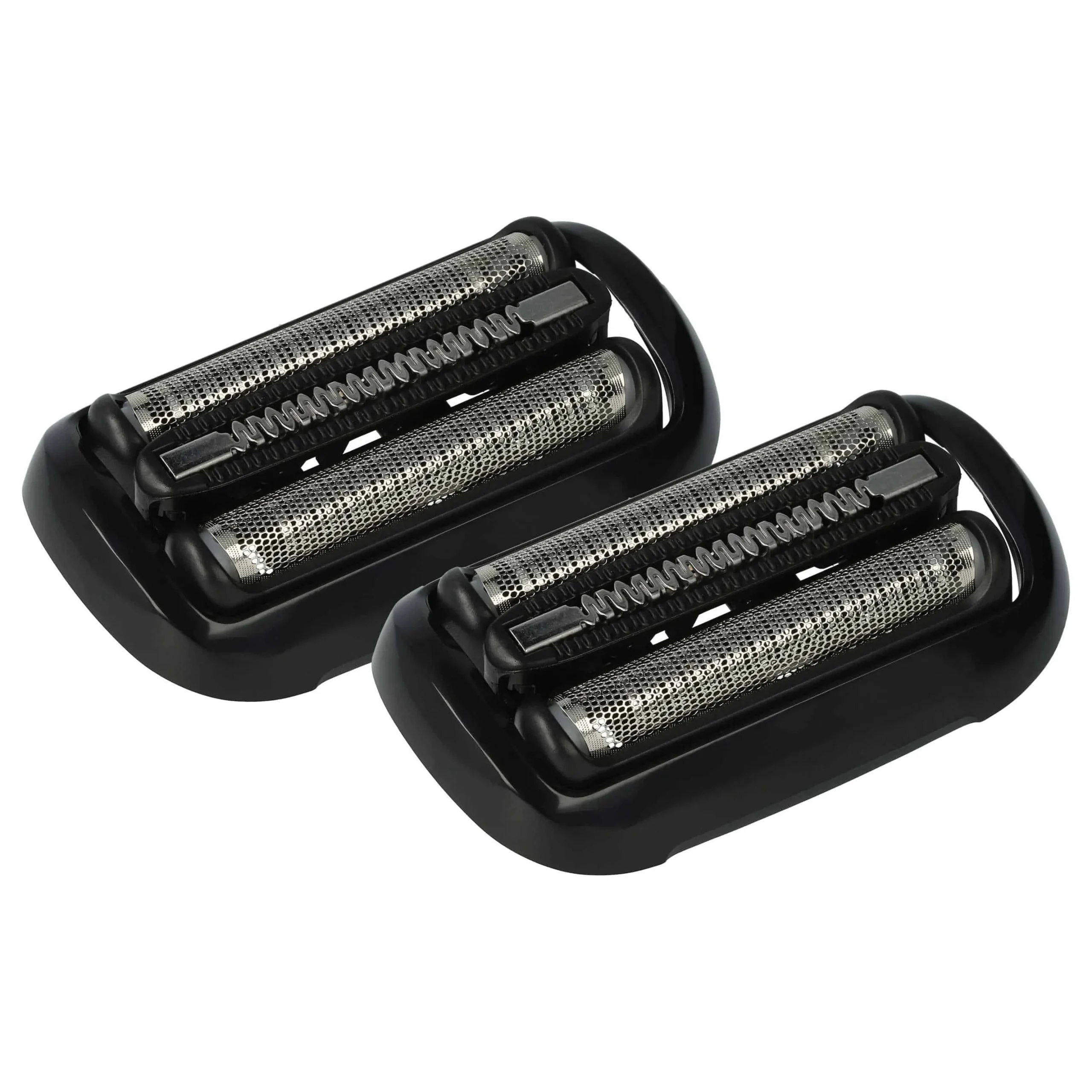 2x Têtes de rasoir remplace Braun 81746550, 53B pour rasoir électrique Braun - noir / argenté