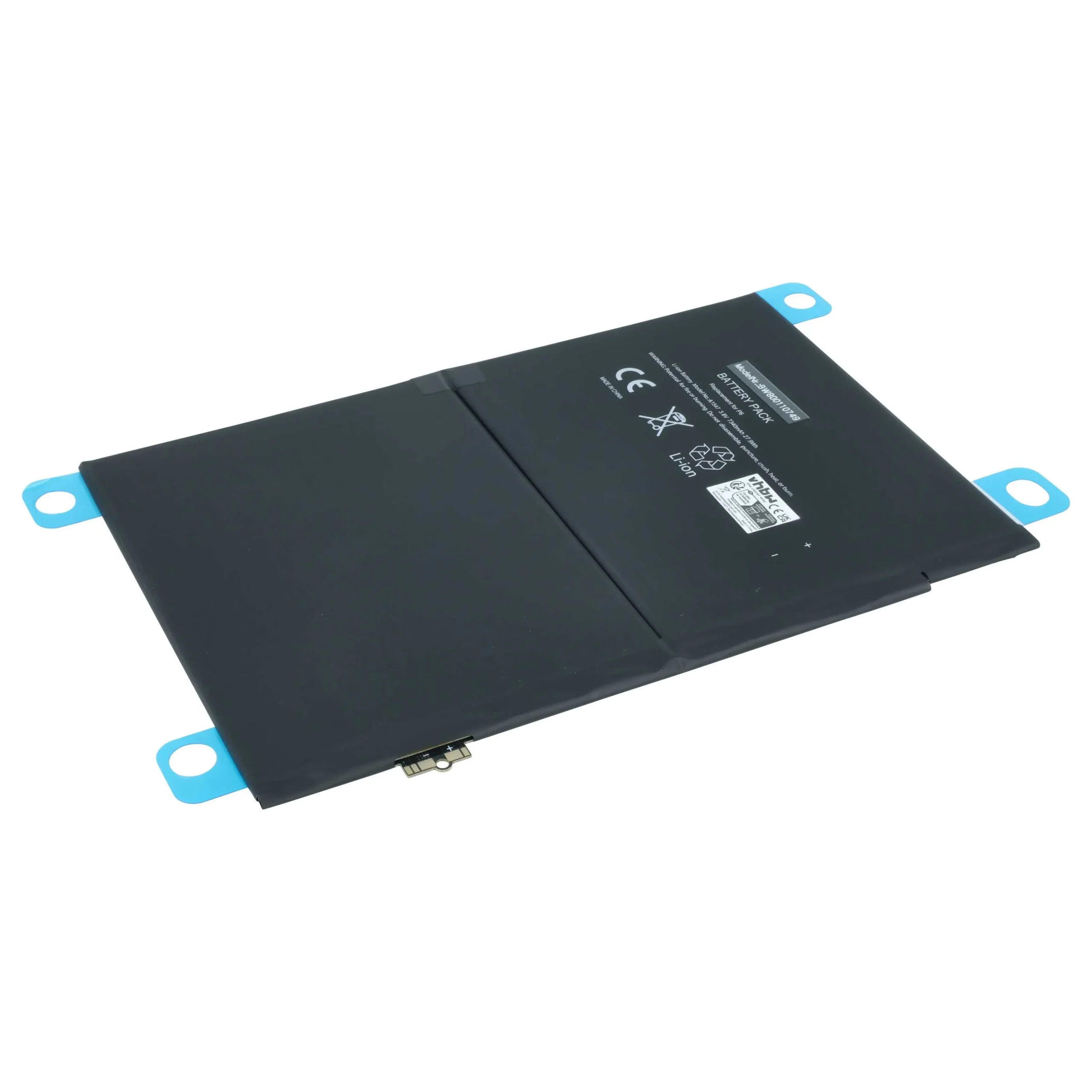 Batterie remplace Apple A1567, A1547 tablette - 7340mAh 3,76V Li-ion