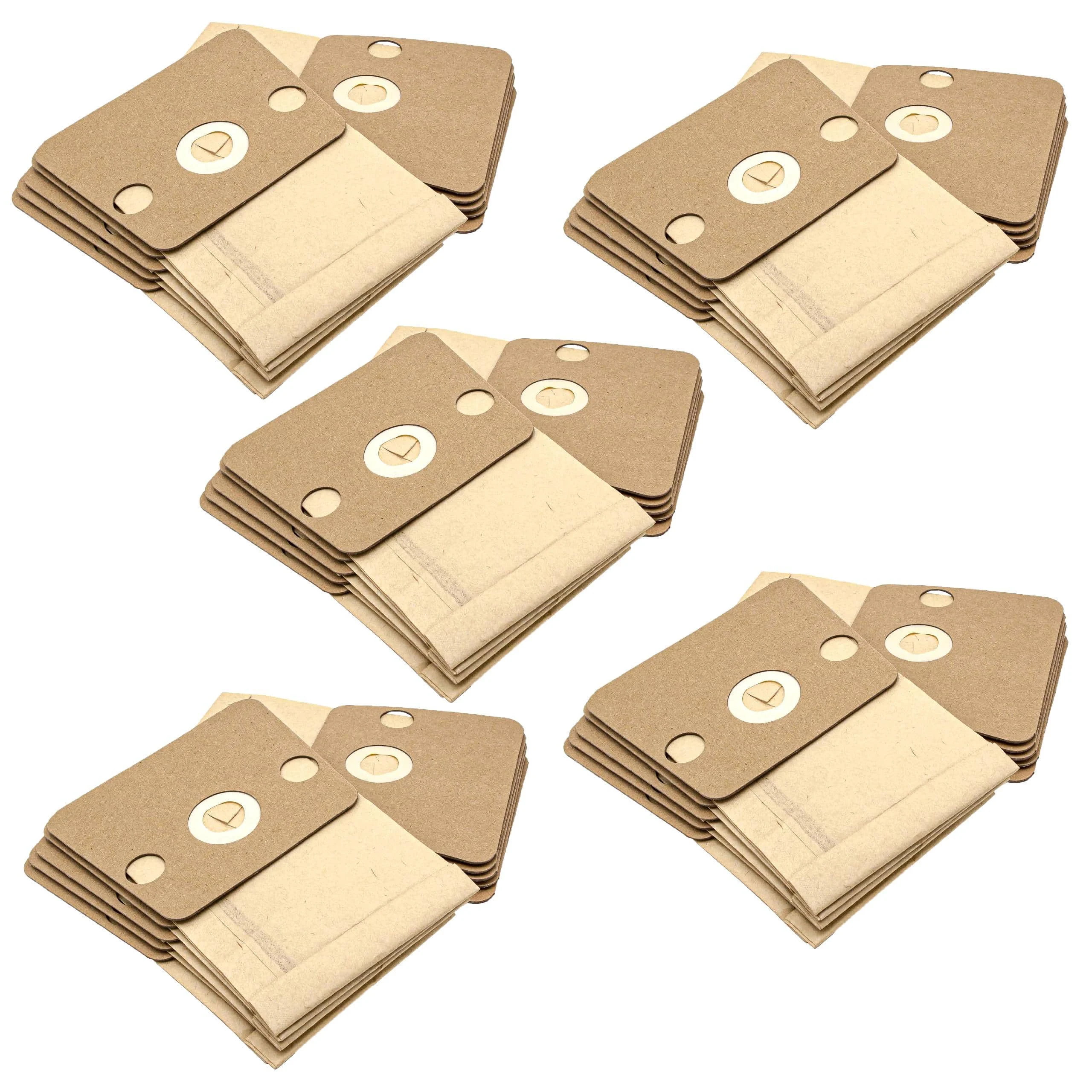 50x Sac pour aspirateur Rowenta RO 123 - papier