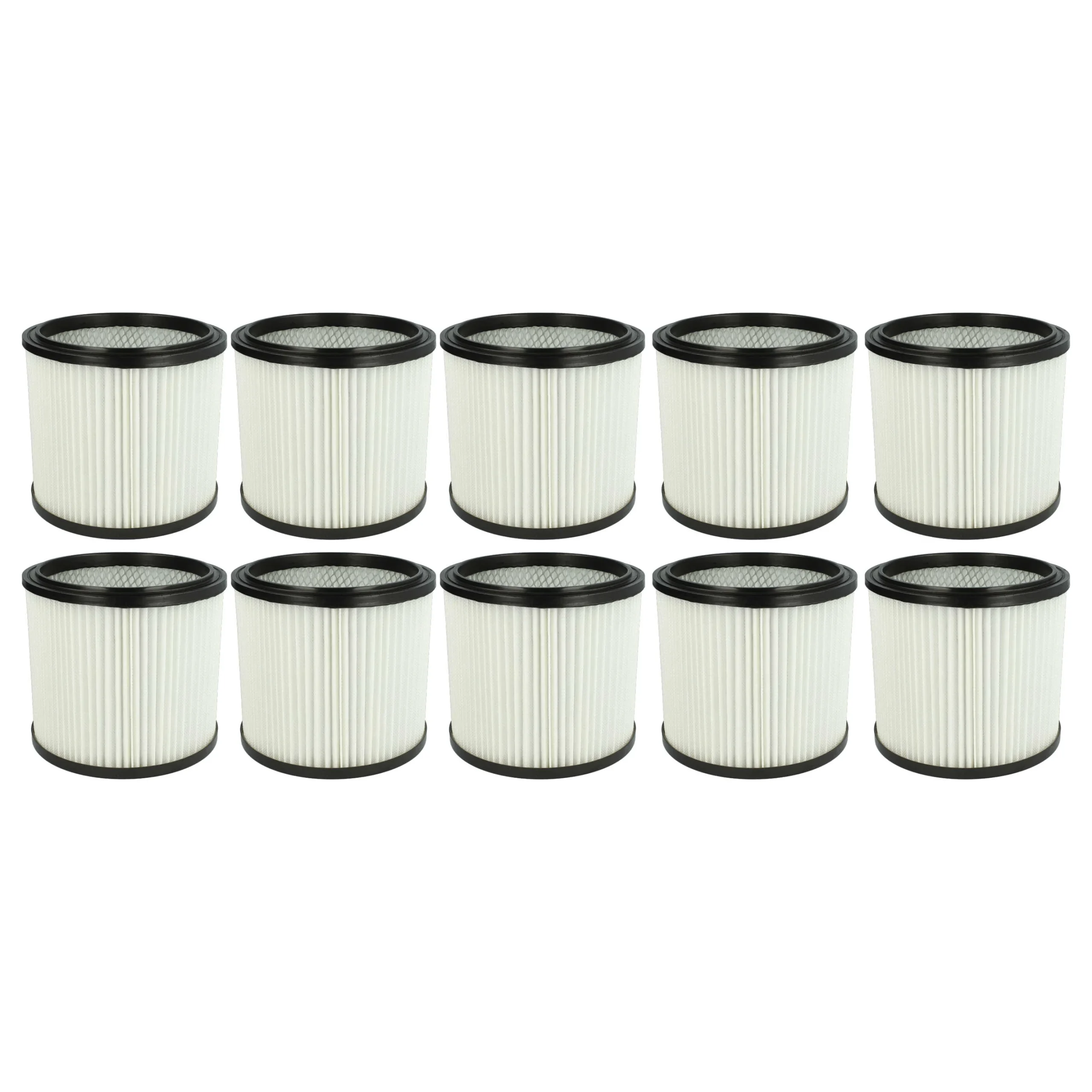 10x Filtre remplace Einhell 2351110 pour aspirateur LIV - Cartouche Filtre F7, blanc