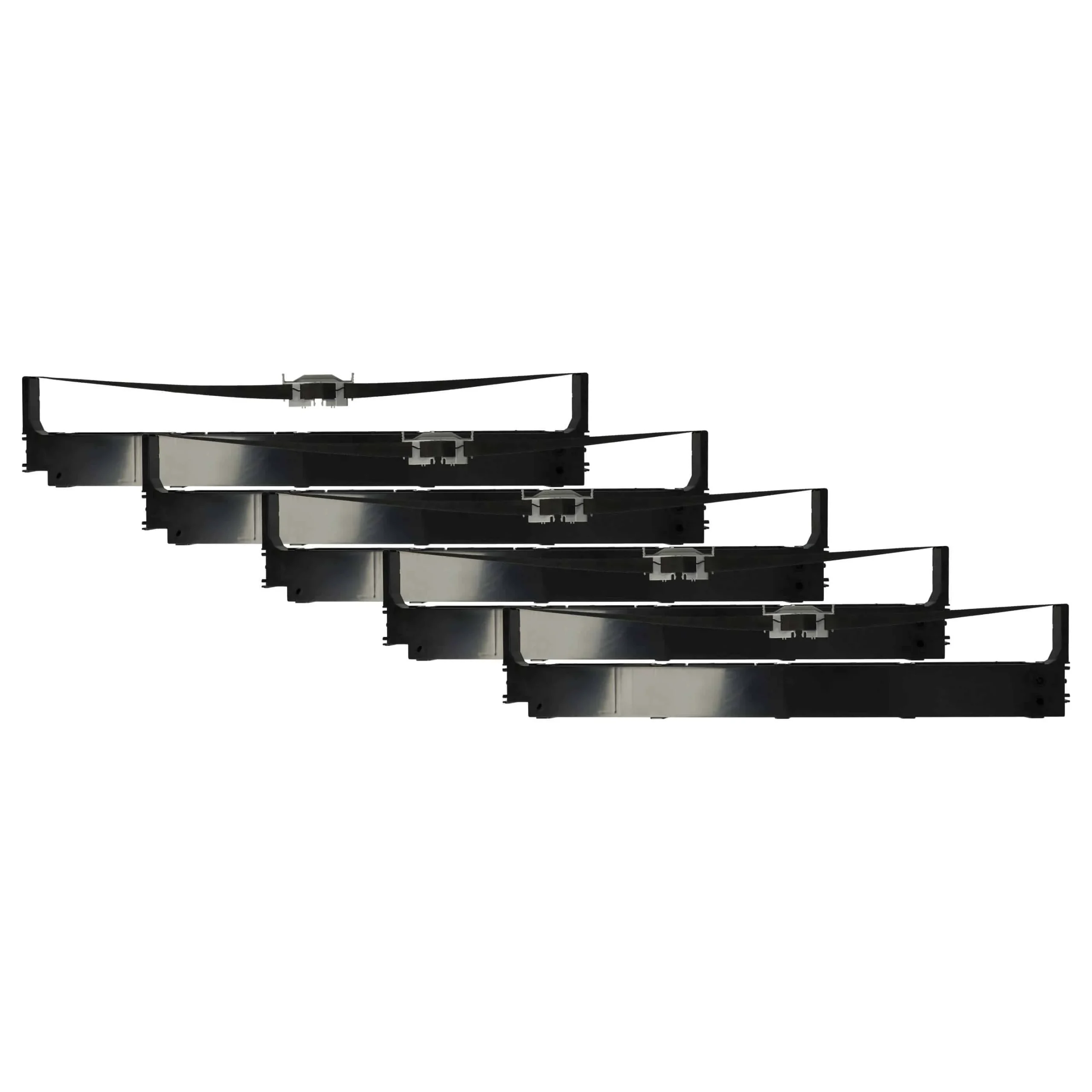 5x Ruban encreur remplace OKI 44173406 pour imprimante matricielle / étiquette - noir