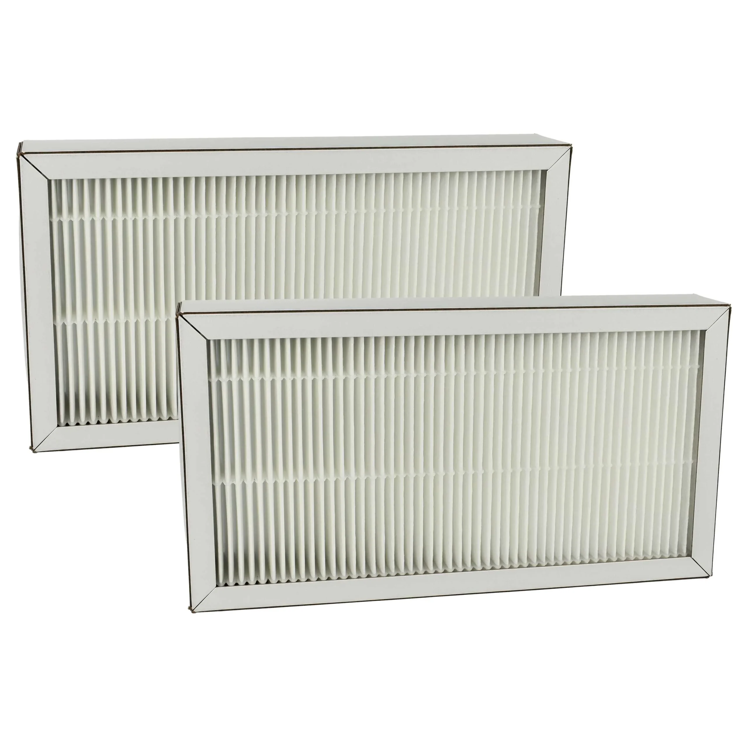2x Filtre à air remplace Pluggit APFG4F7-190 pour aération Pluggit - Classe filtre F7, blanc