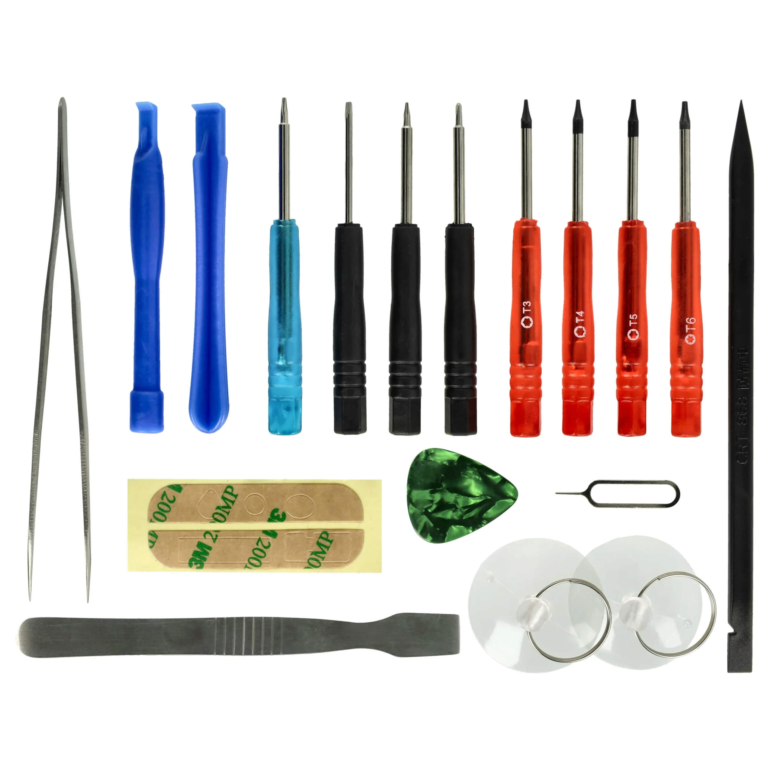 Kit d'outils de 18 pièces pour ouvrir et réparer les smartphones, tablettes, ordinateurs et plus - Accessoires multimédia