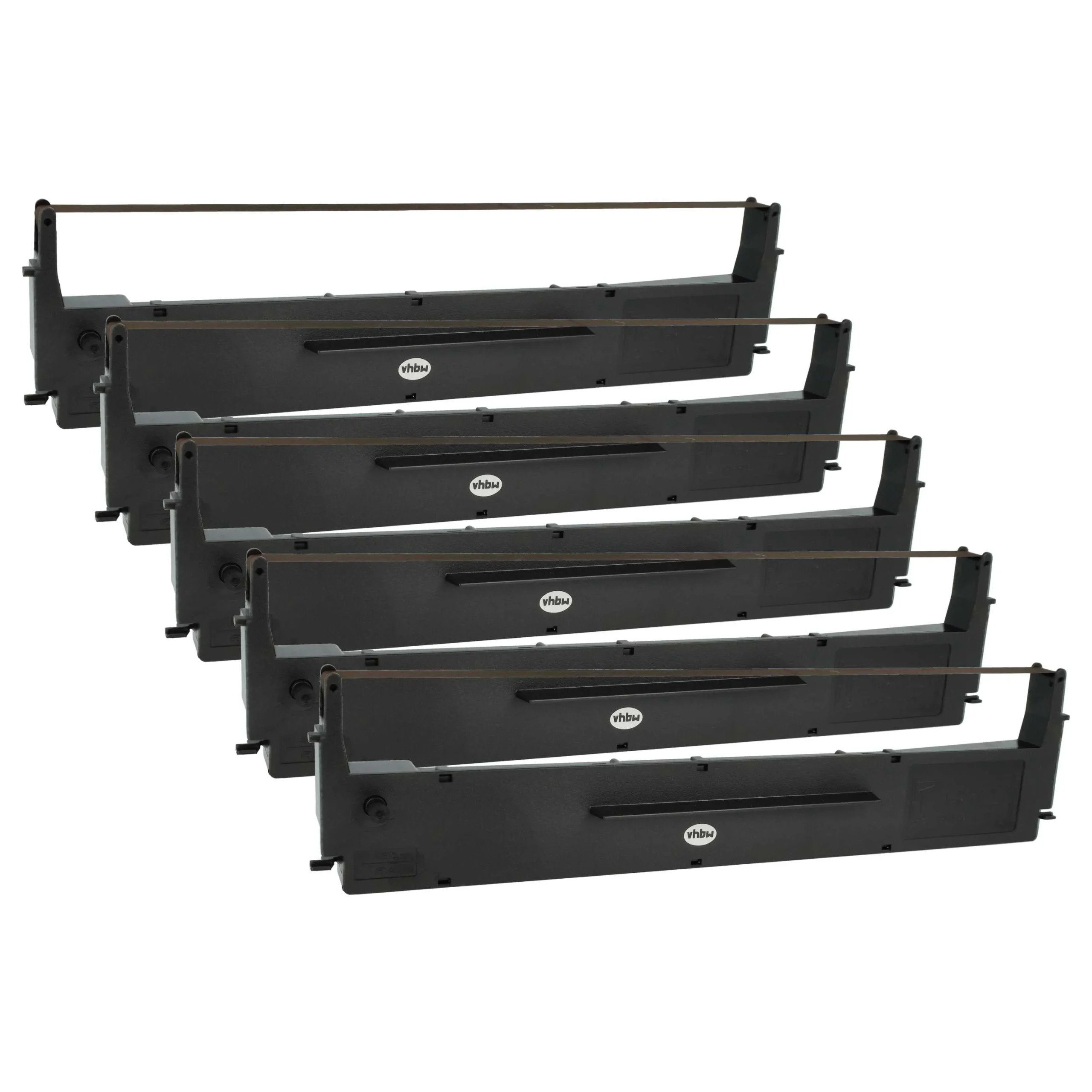 5x Ruban encreur remplace Epson C13S015021 pour imprimante matricielle / étiquette - violet