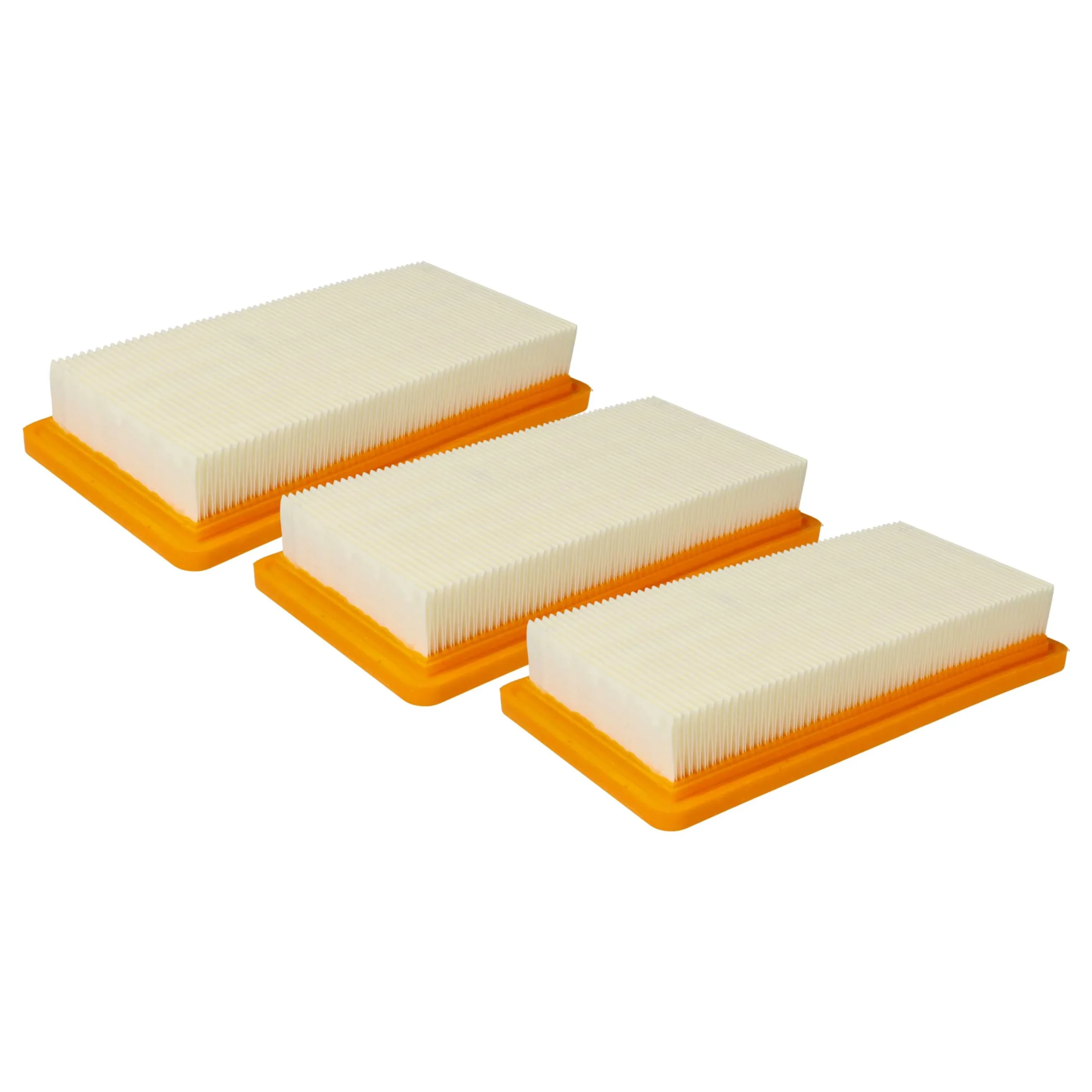 3x Filtre remplace Kärcher 6.414-631, 6.414-631.0 pour aspirateur - filtre protection moteur, 10 x 18,9 cm