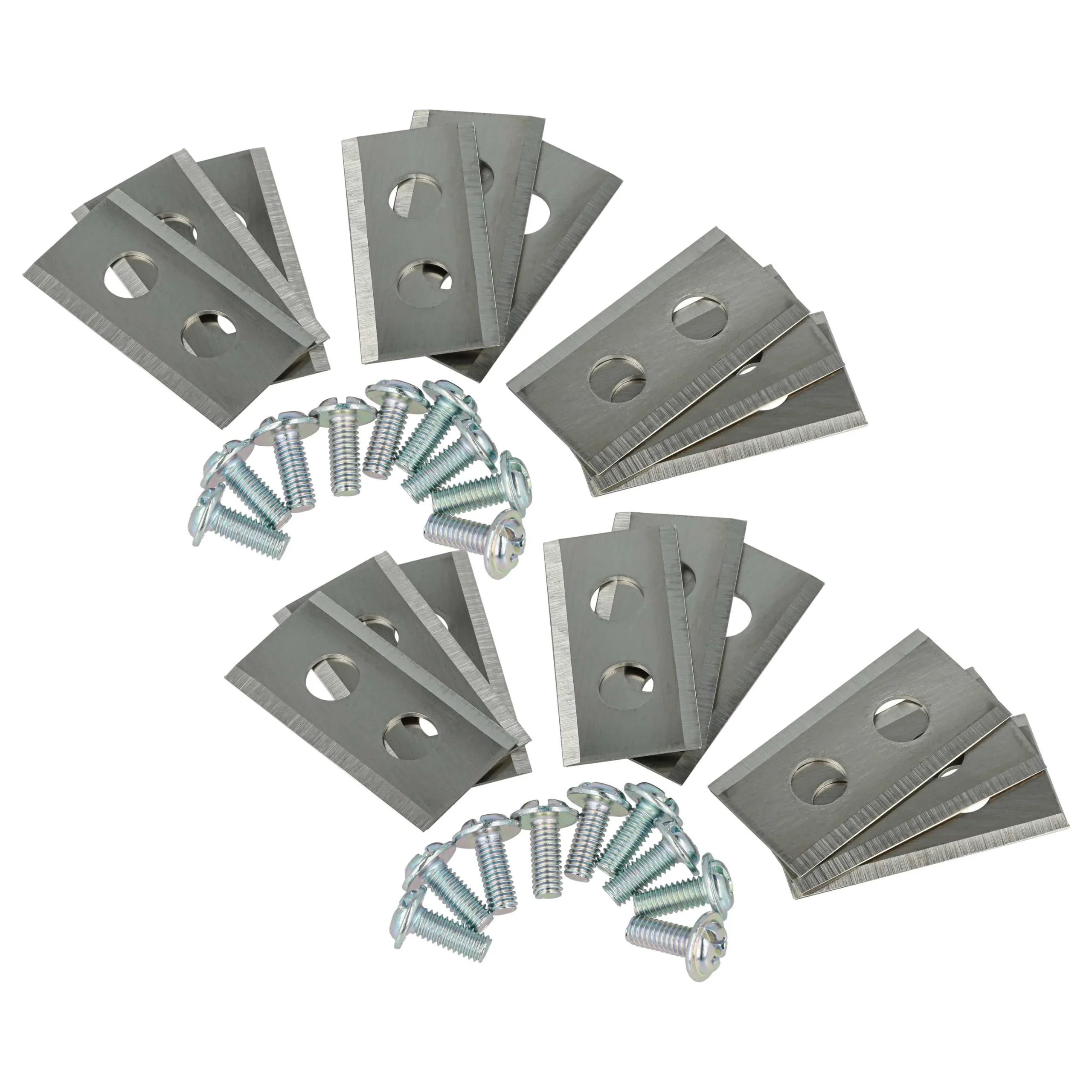 18x Lames remplace Worx WA0789 pour tondeuse – Couteaux acier, Silber - Accessoires pour outils