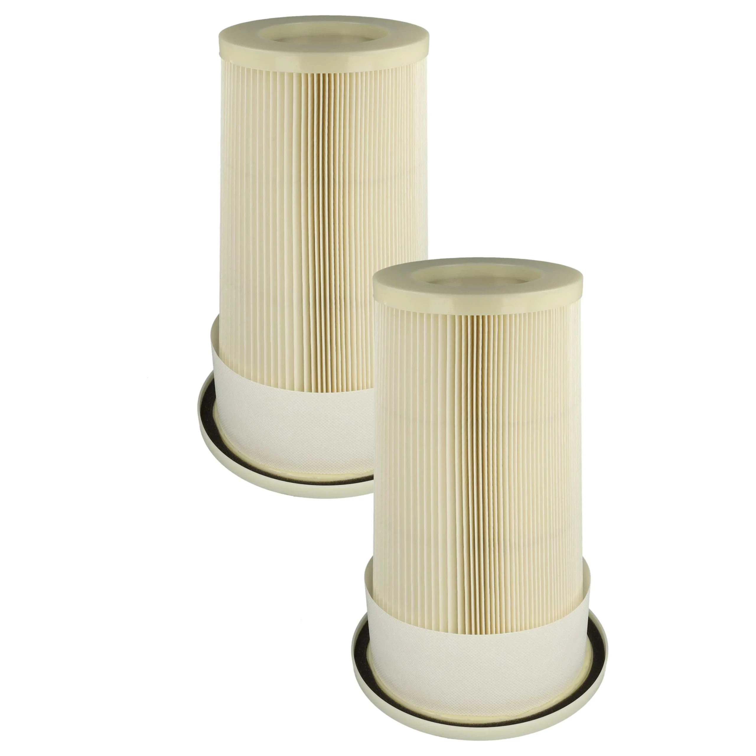2x Filtre remplace Dustcontrol 42029 pour aspirateur Dustcontrol - filtre fin M, blanc