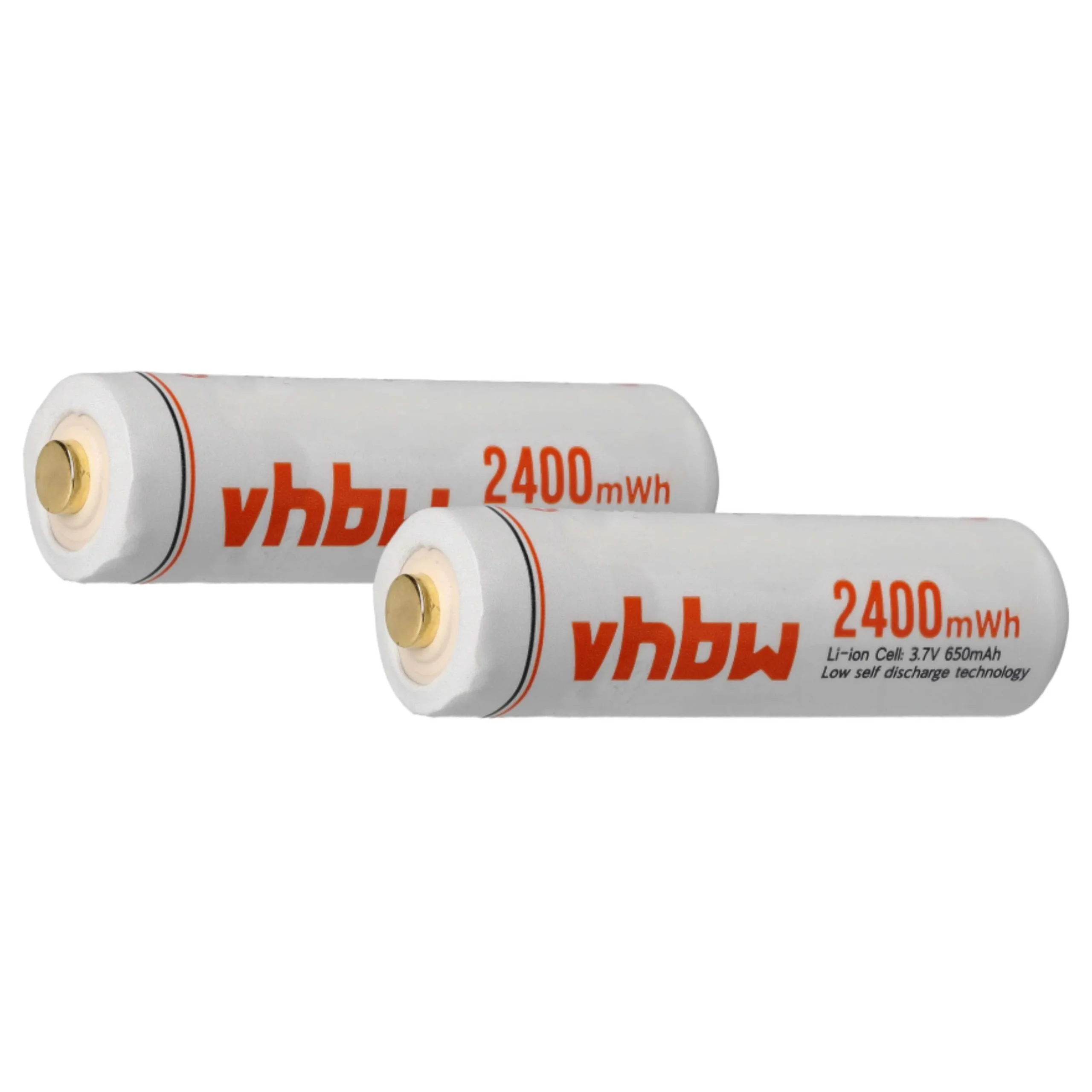 Batterie (2 pcs.) pour divers appareils- 650mAh 3,7V Li-ion