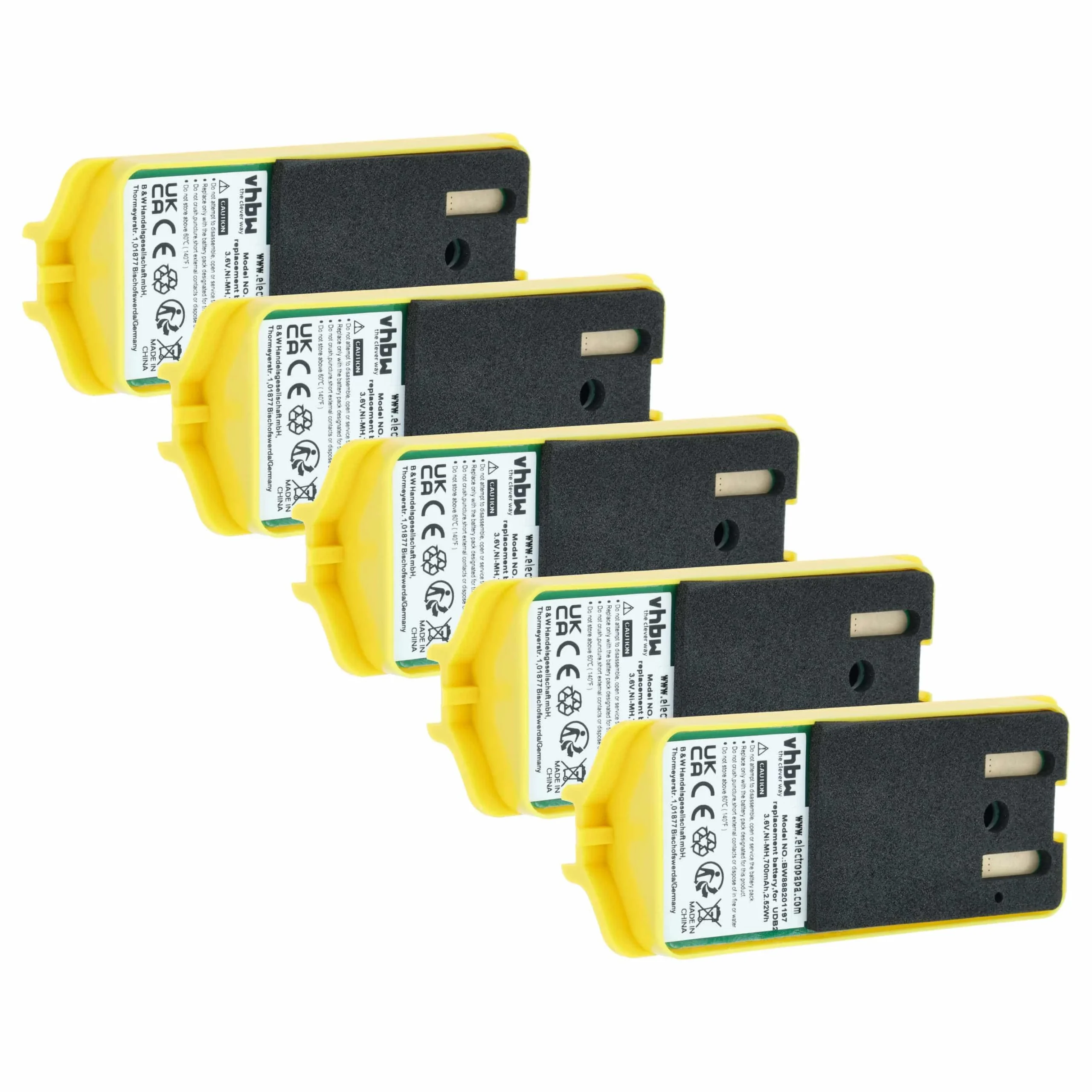 5x Batteries remplace JAY UDB2 pour radio talkie-walkie JAY- 700mAh 3,6V NiMH