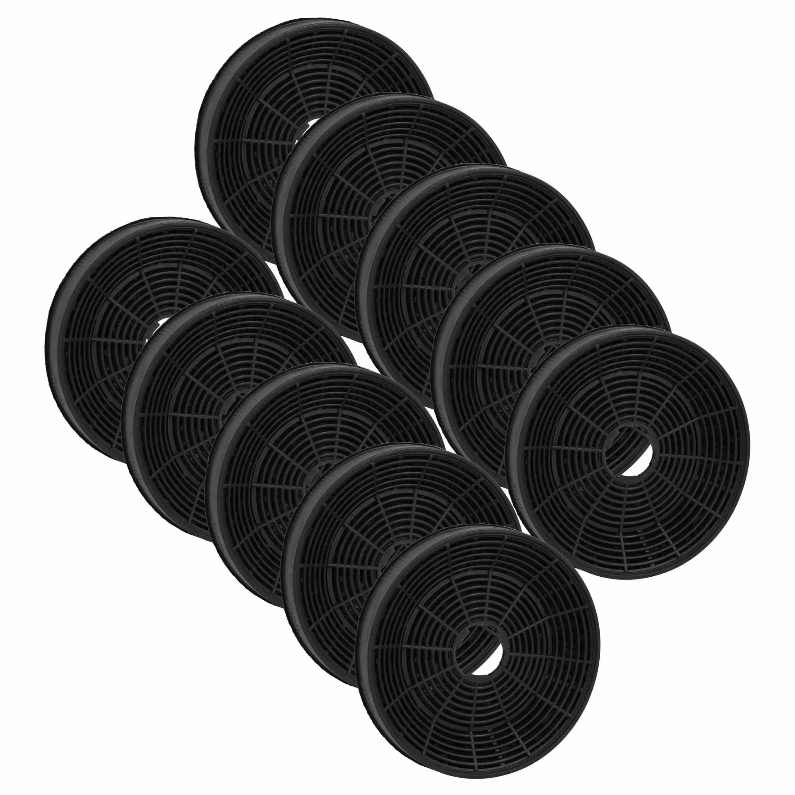 10x Filtres à charbon actif remplace Amica KF 17146, 1160826 pour hotte Bosch - Accessoires appareils ménagers