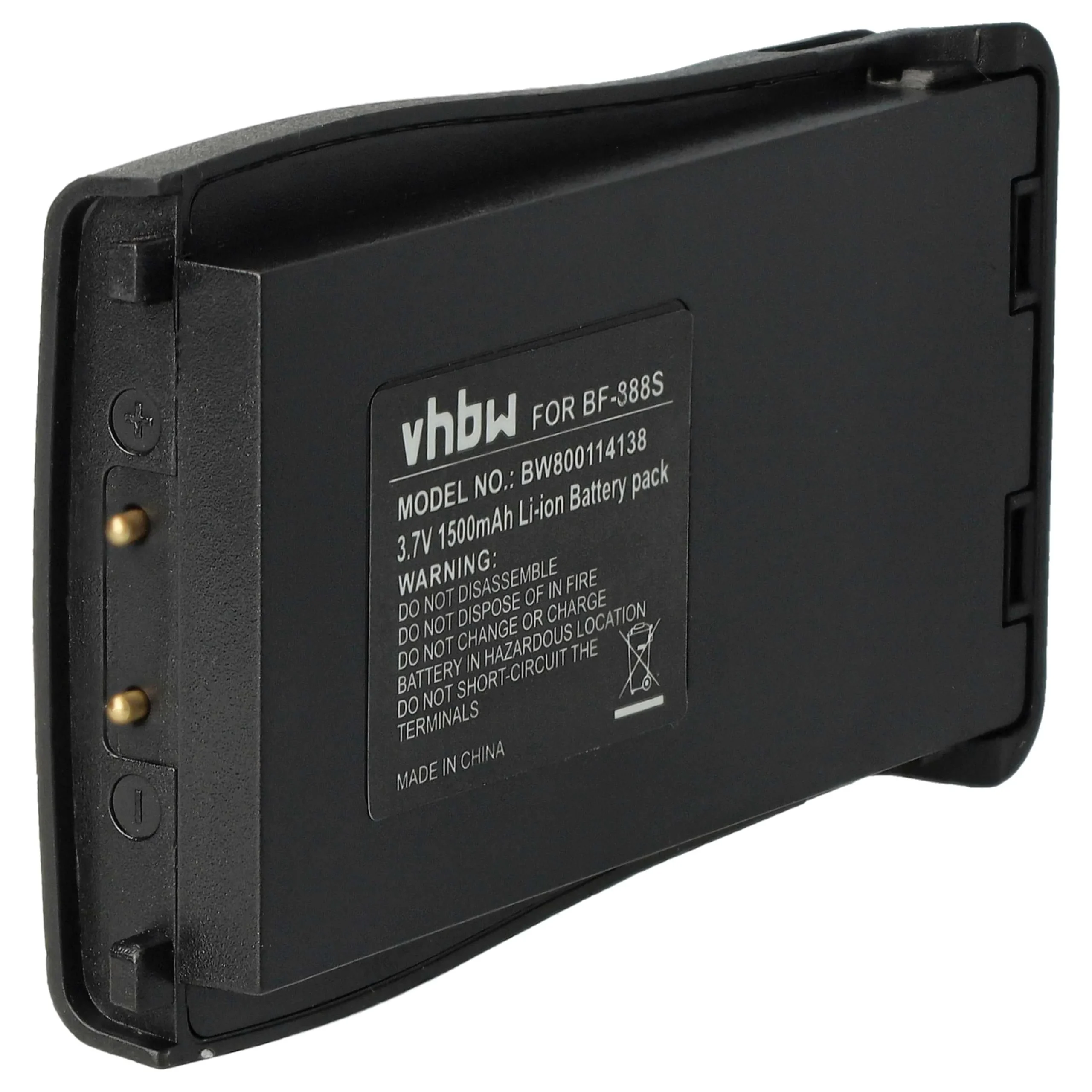 Batterie remplace Baofeng BL-1 pour radio talkie-walkie Retevis- 1500mAh 3,7V Li-ion