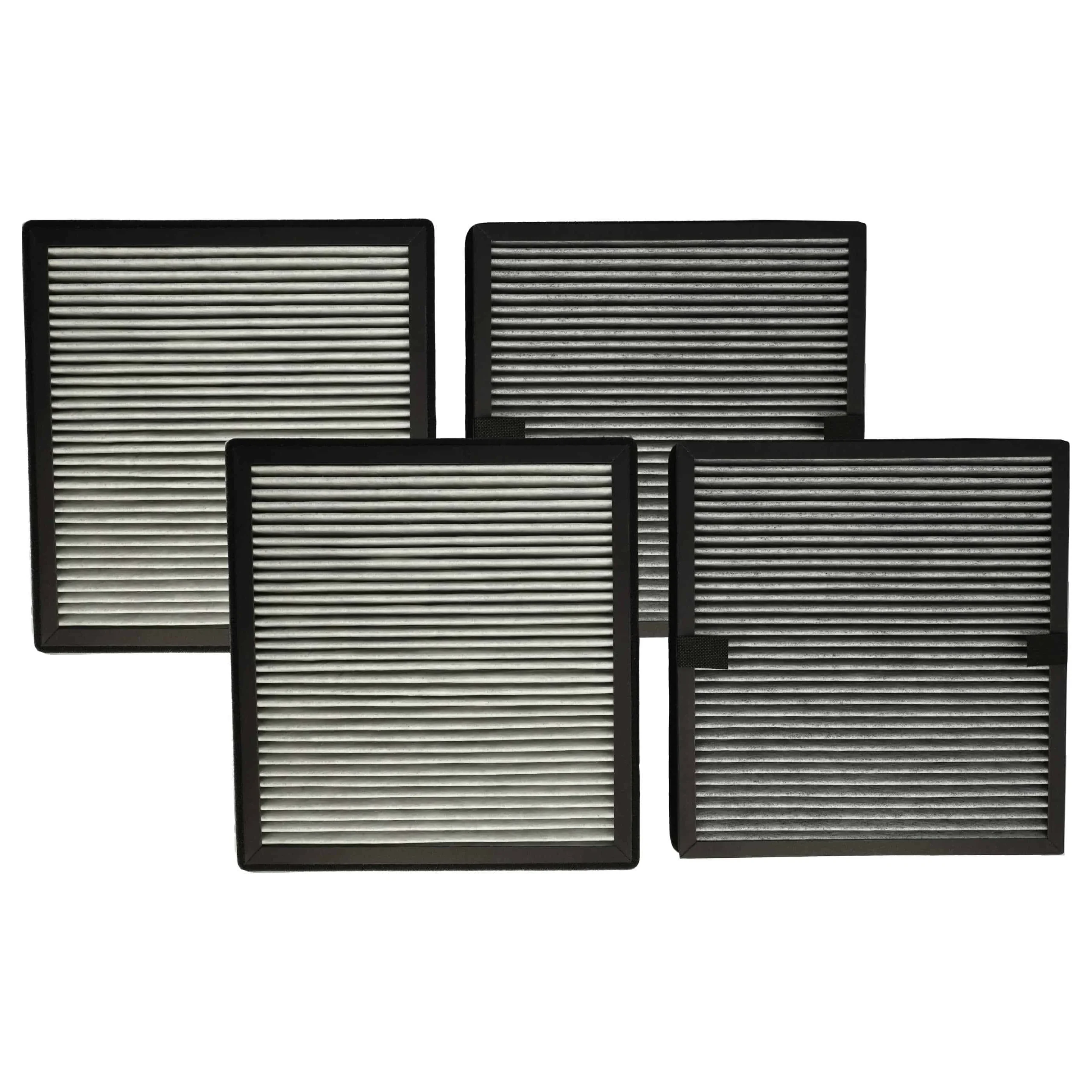 Set 4 filtres remplace Ideal 8734001 pour humidificateur - filtre HEPA, filtre à charbon actif