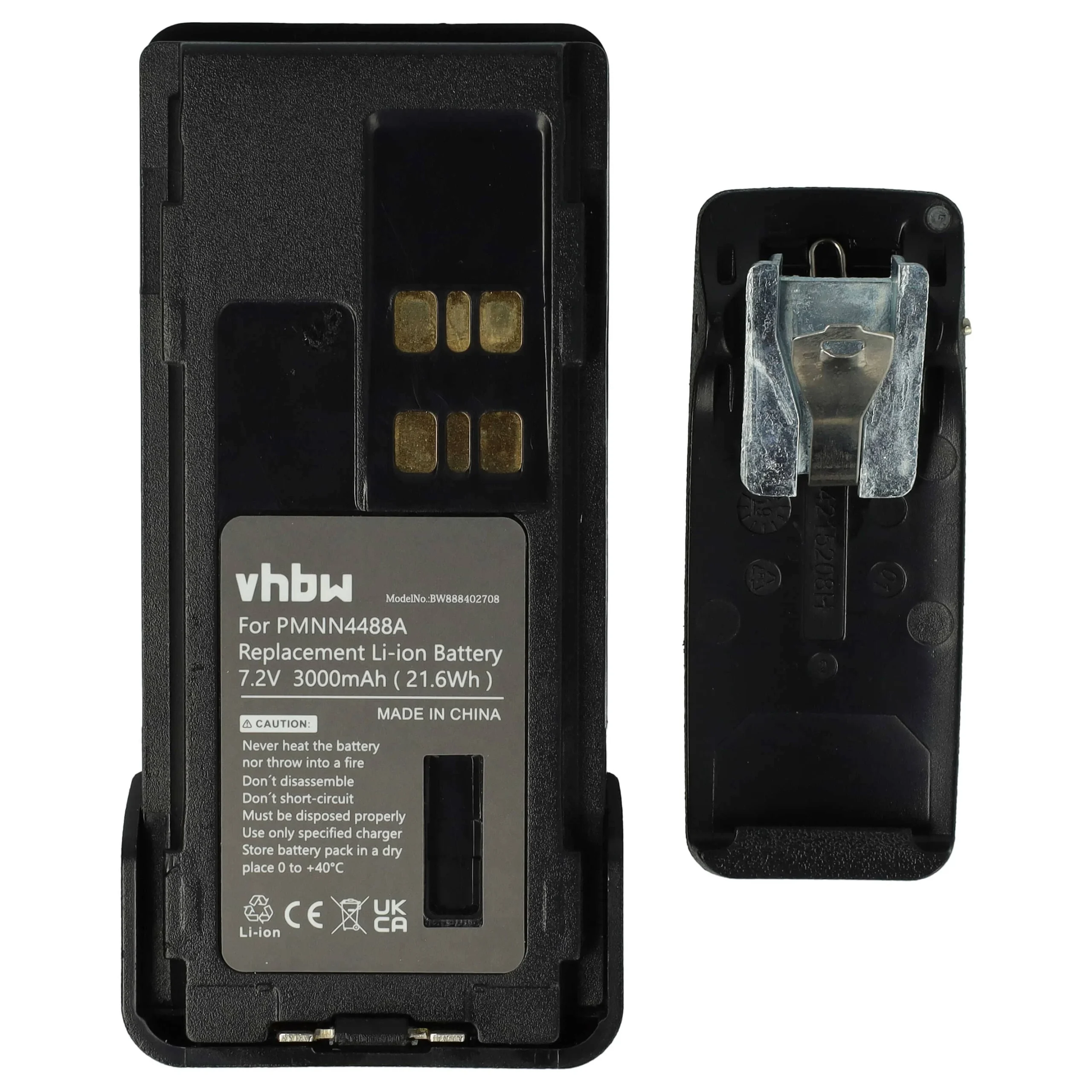 Batterie remplace Motorola PMNN441, PMNN4415 pour radio talkie-walkie Motorola- 3000mAh 7,2V Li-ion