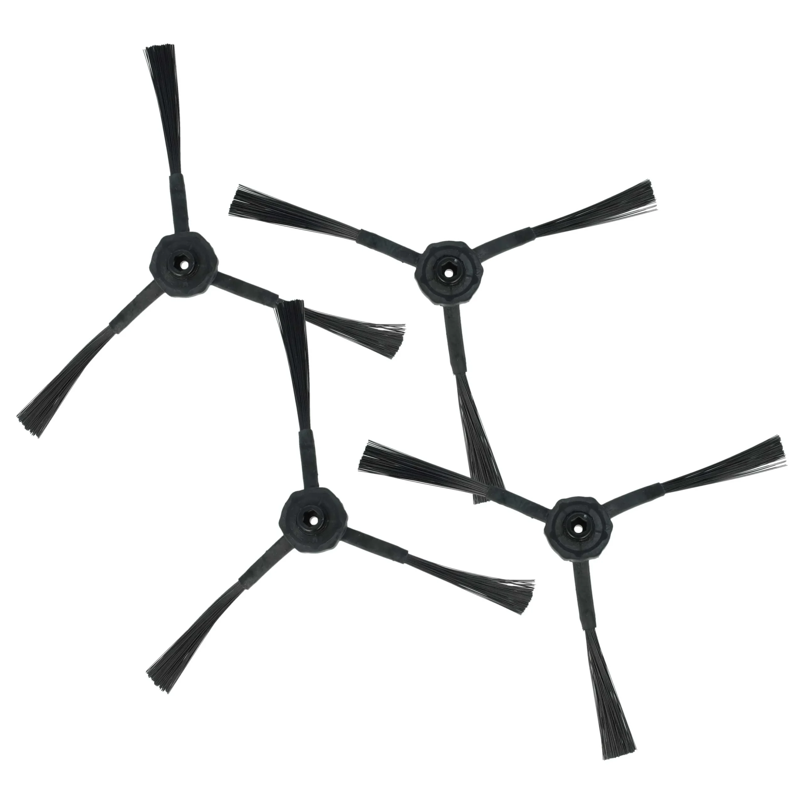 4x Brosses latérales à 3 bras pour iLife, Ecovacs, Haier, Ariete - Accessoires pour aspirateur