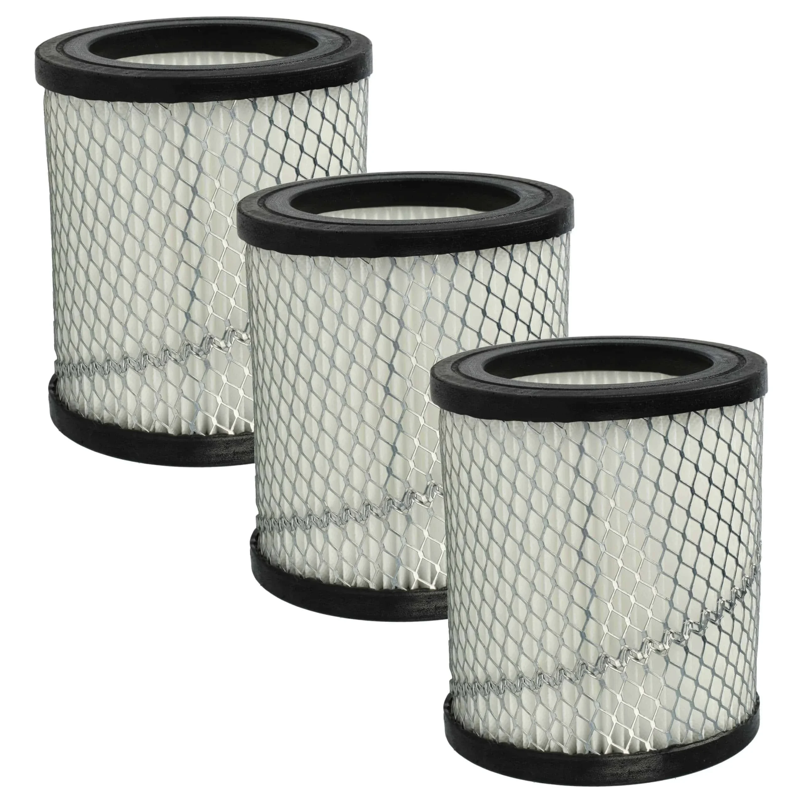 3x Filtres remplace Nedis 5412810324484 pour aspirateur de cheminée - filtre HEPA