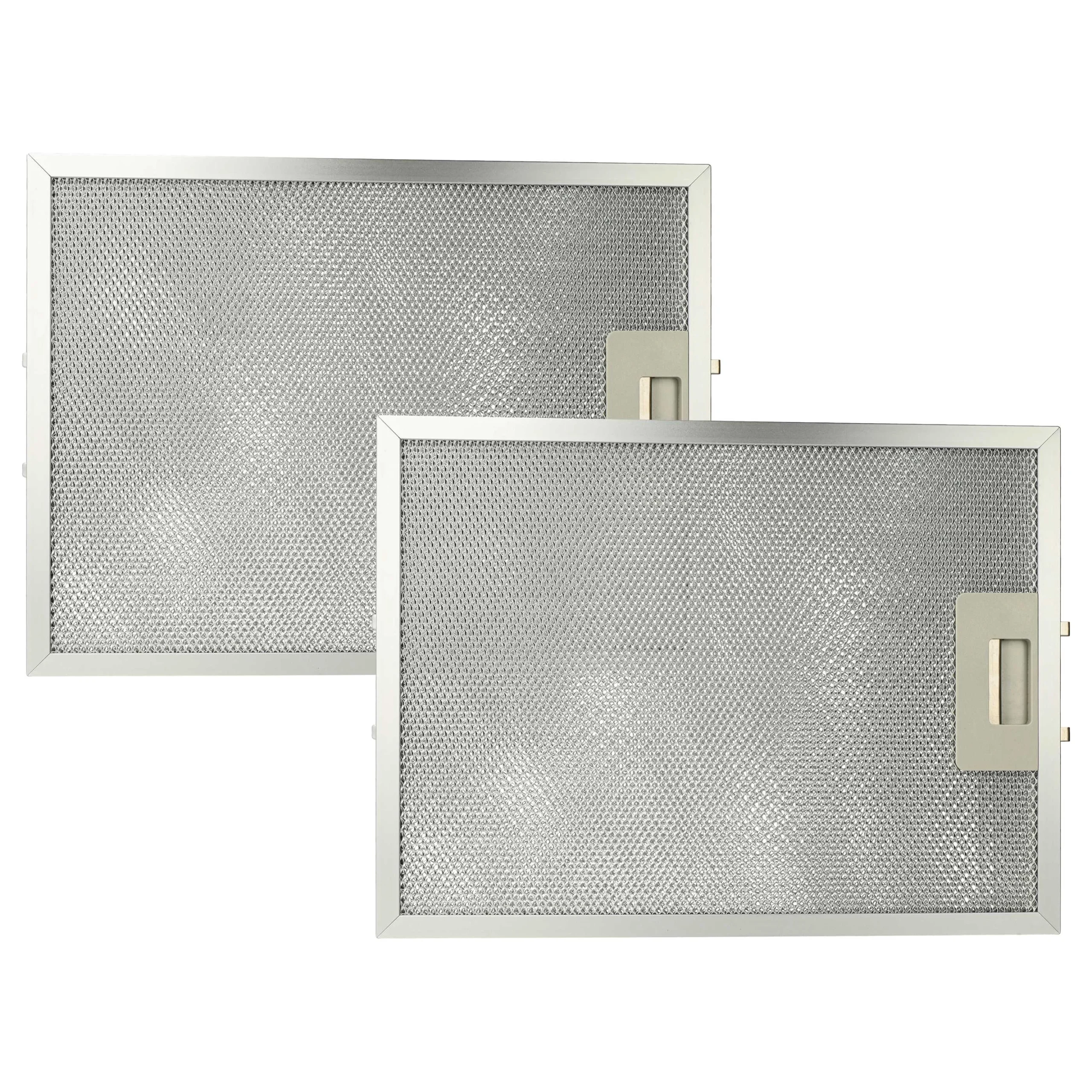 2x Filtres métal remplace Alno 50267945009, 50287195007, 50293009002 pour hotte aspirante - Accessoires appareils ménagers