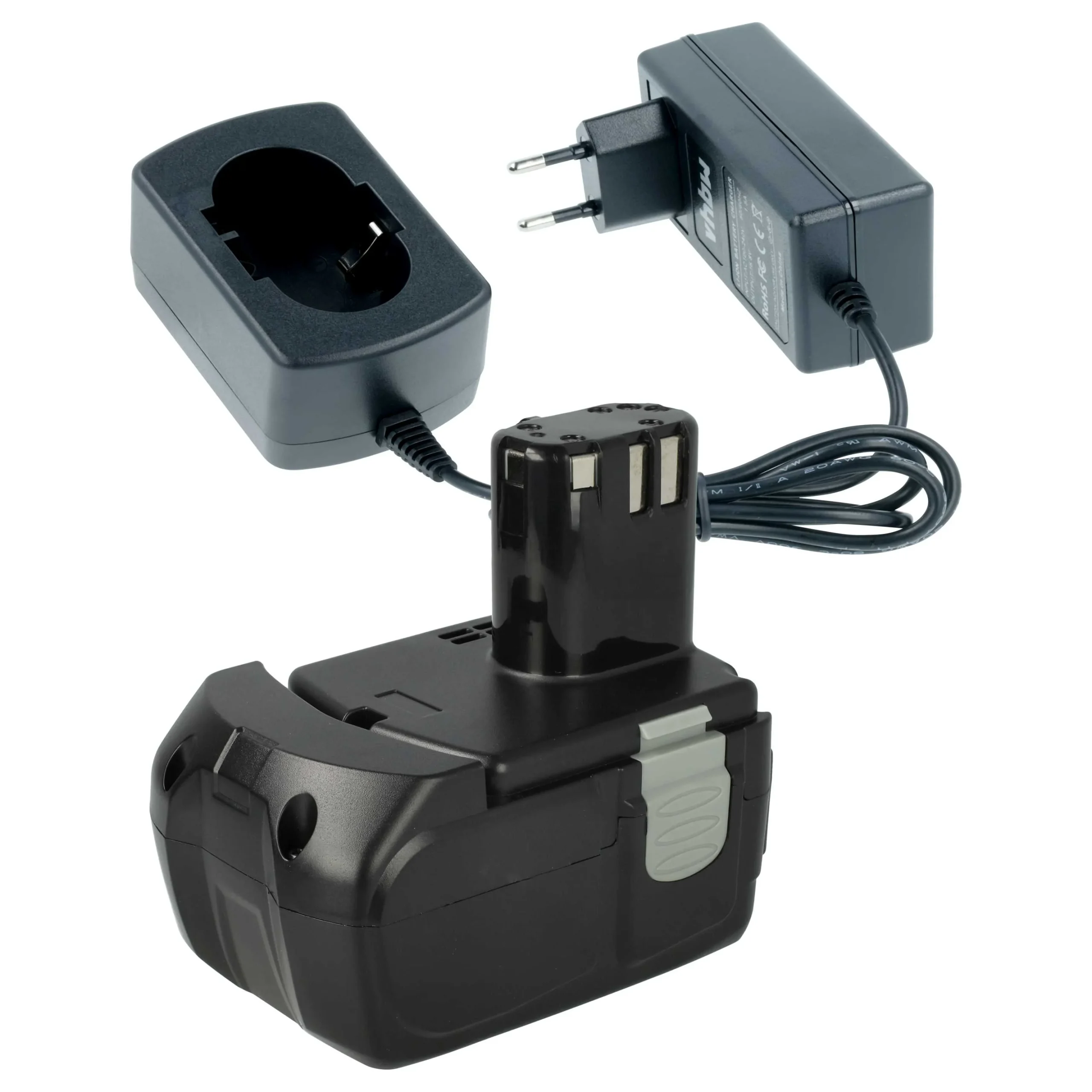 1x Chargeur, 1x Batterie 2 Ah remplace Hitachi EBL1430, BCL1430, BCL1415, 327728, 327729 pour outil Hitachi - Accessoires pour outils
