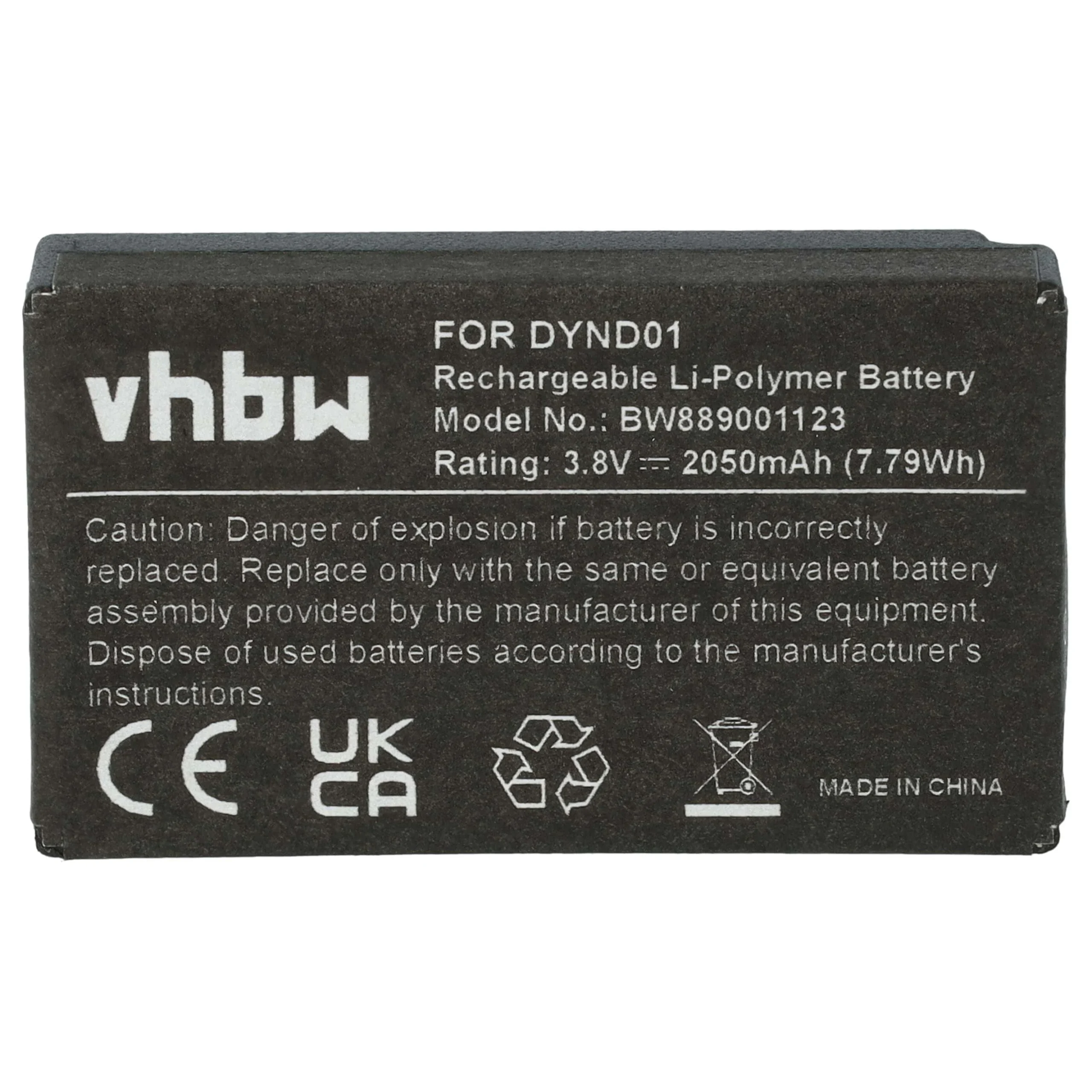Batterie remplace Microsoft DYND01 console de jeux - 2050mAh 3,8V Li-polymère