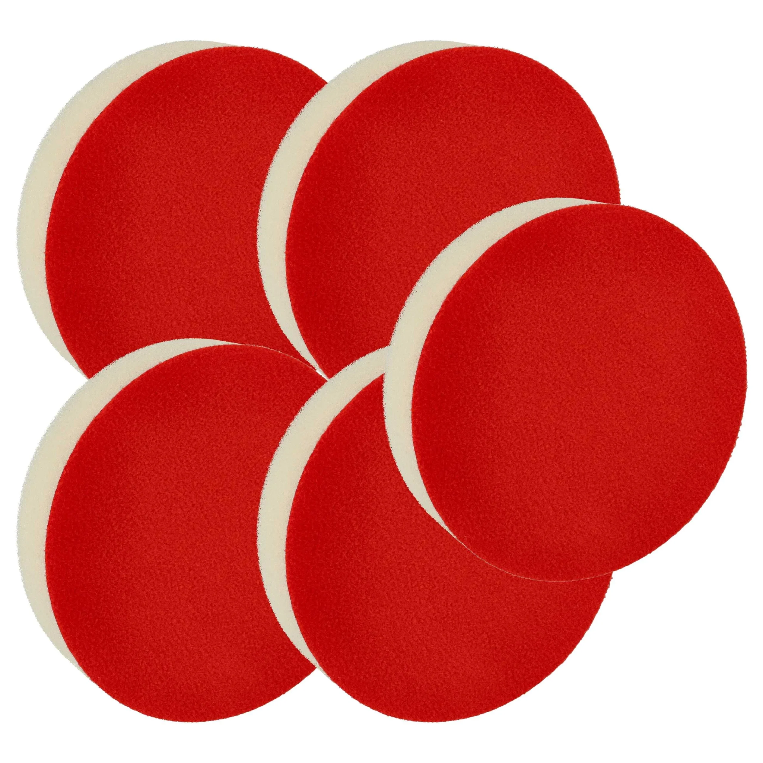 5x Eponge de polissage remplace Bosch 2608613005, 3165140014854 pour ponceuses Bosch- 13 x 2,8 cm, avec velcro
