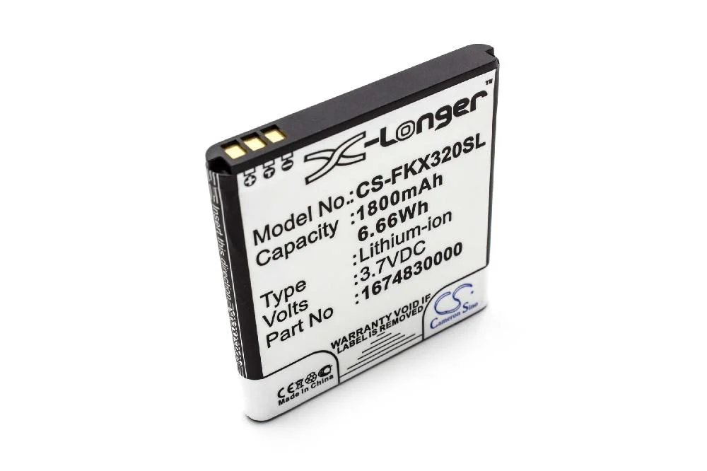 Batterie remplace Falk 1674830000 pour navigation GPS Falk - 1800mAh 3,7V Li-ion