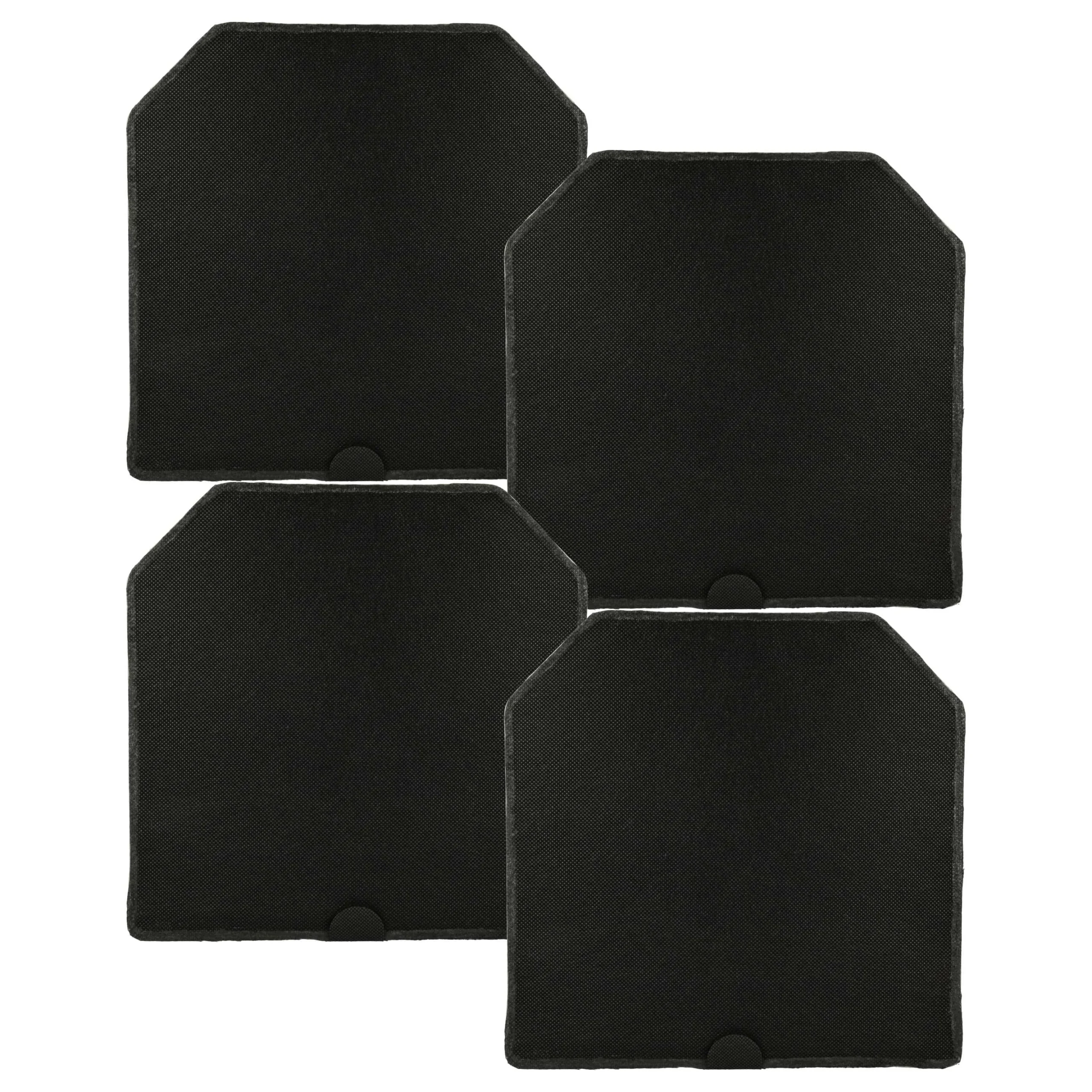 4x Filtres à charbon actif remplace Miele 5580291, DKF 9-1, 4002514268057 pour hotte Miele