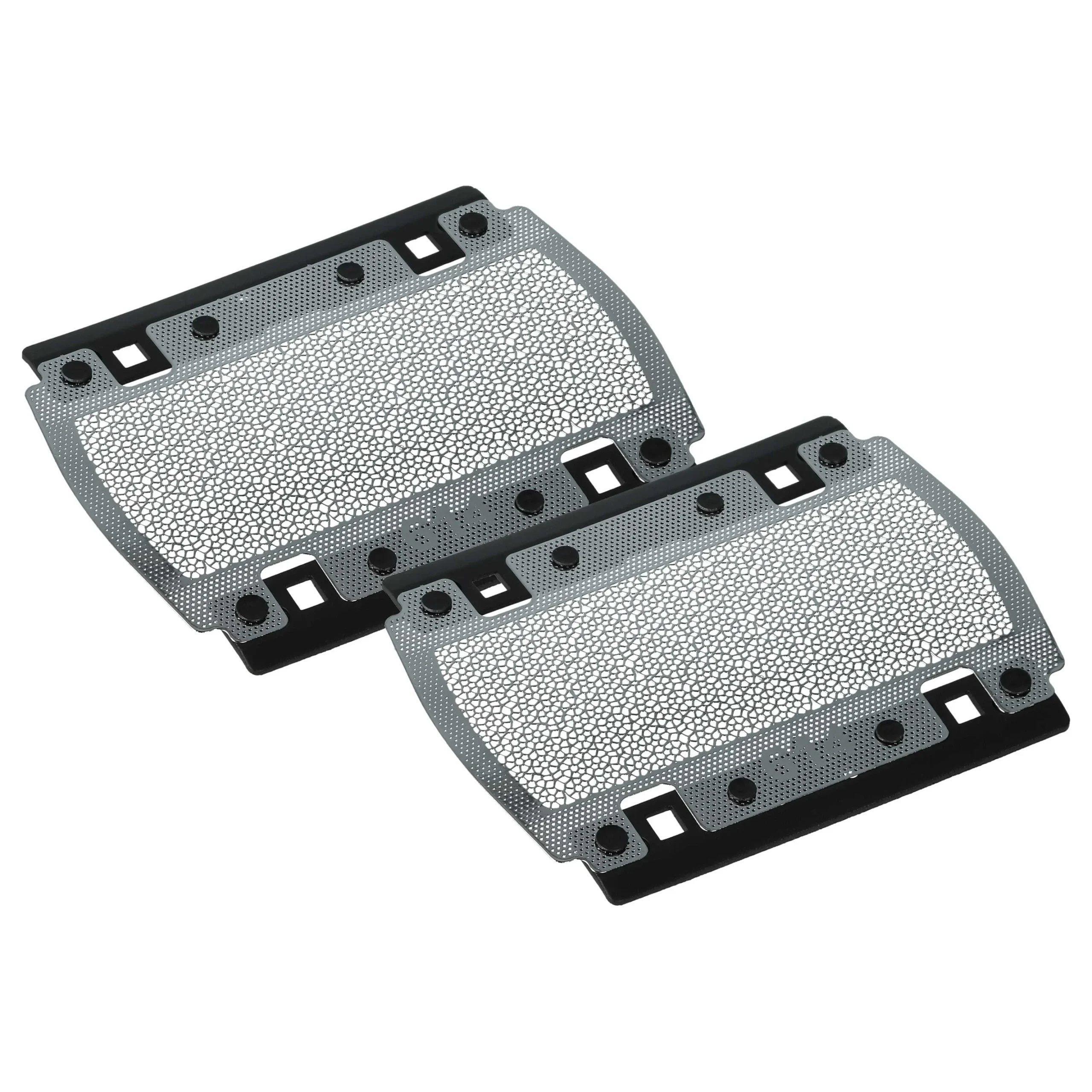 2x grille de rasoir remplace Braun 614, 615 pour - noir / argenté