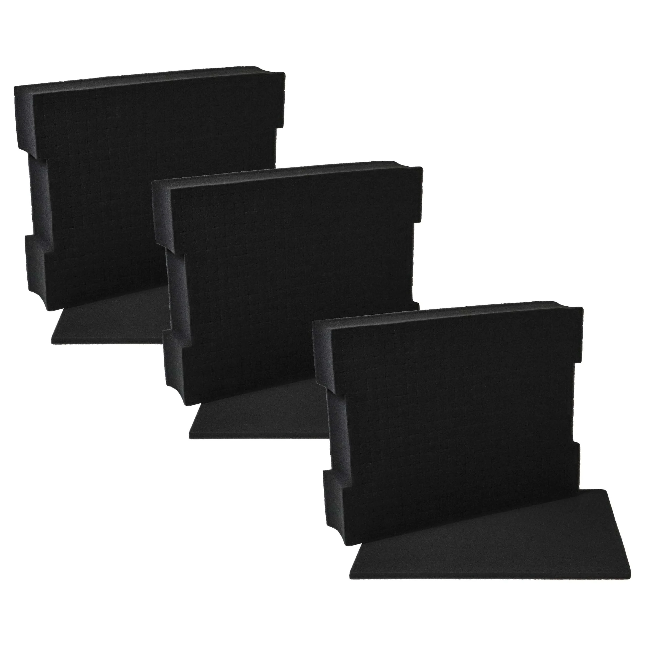 3x Fond de rangement avec plaque inférieure remplace Bosch 1600A001S1 pour caisse à outils Bosch - mousse