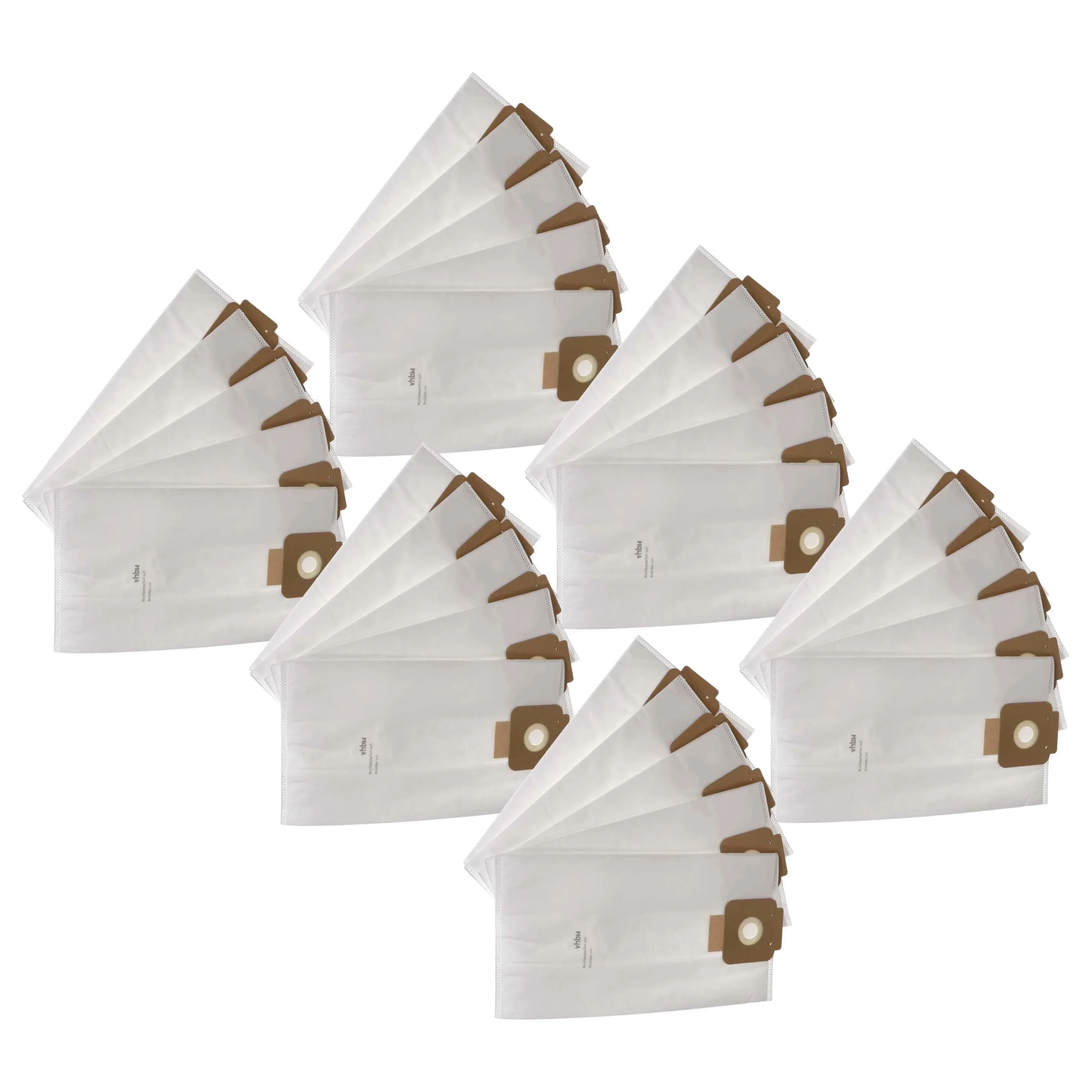 30x Sac remplace Sprintus 106.013, 106013 pour aspirateur Starmix - microfibre non tissée