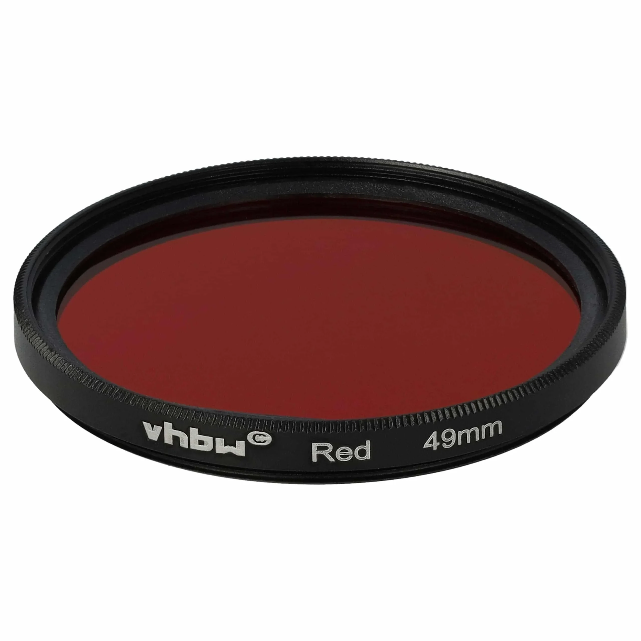 Filtre de couleur rouge pour objectifs d'appareils photo de 49 mm - Filtre rouge
