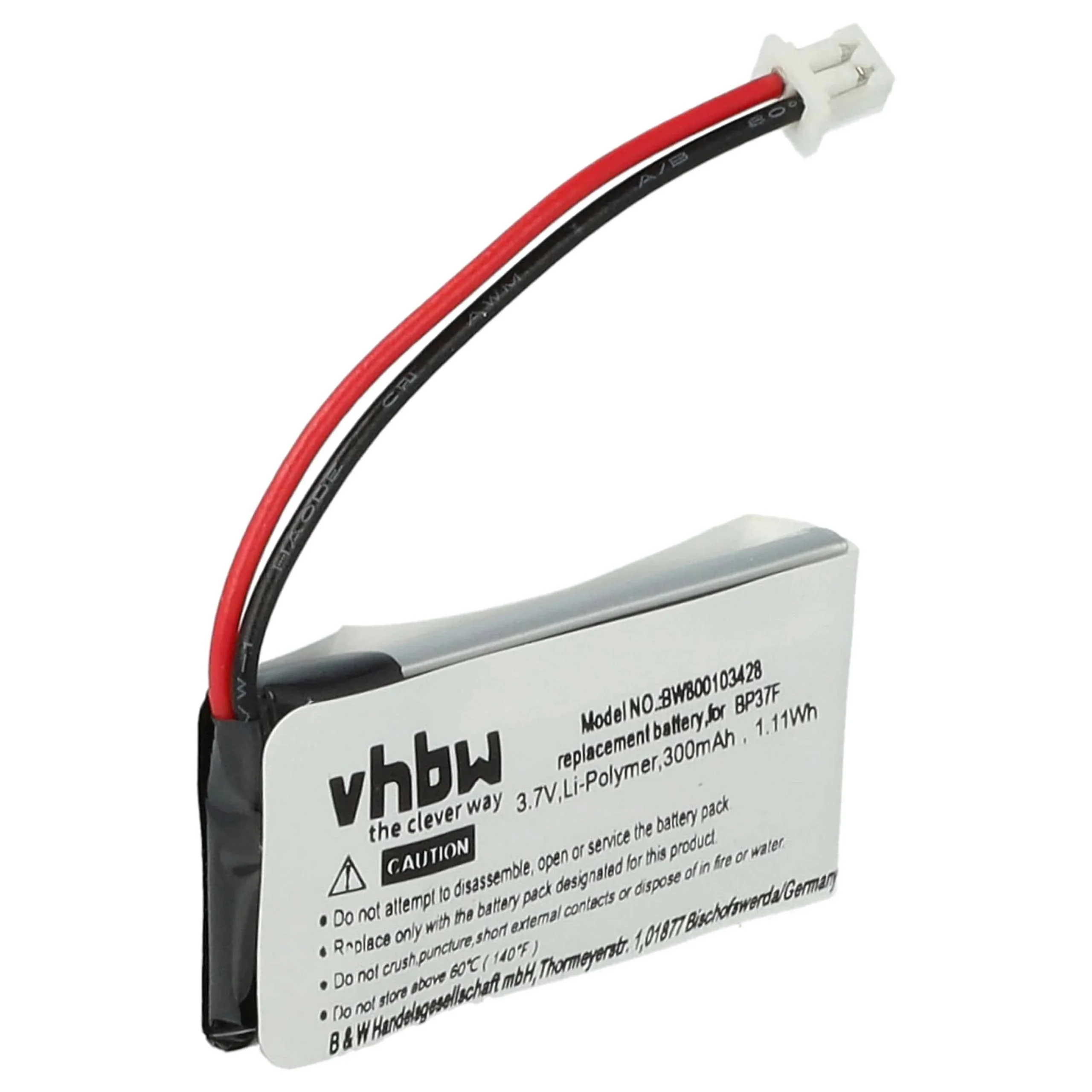 Batterie remplace Dogtra BP37F, BP37R collier de dressage de chien Dogtra - 300mAh 3,7V Li-polymère