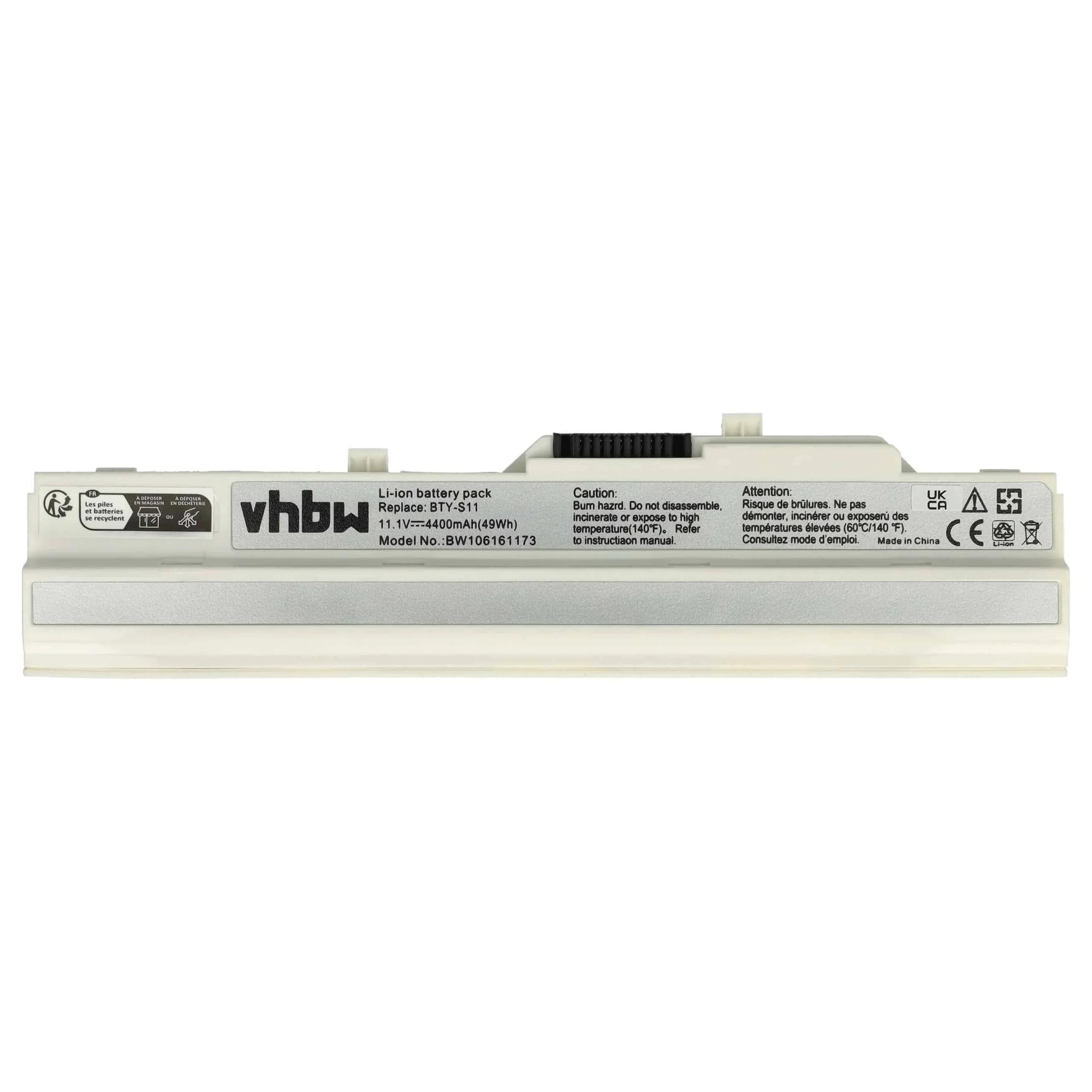 Batterie remplace 3715A-MS6837D1, 40025611, 14L-MS6837D1 pour ordinateur portable Athec- 4400mAh 11,1V Li-ion