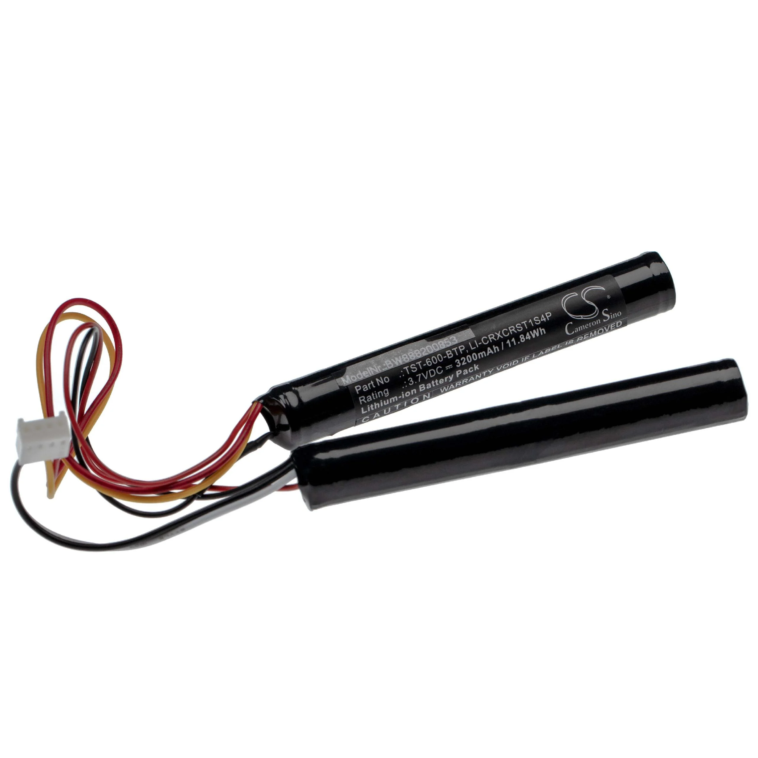Batterie remplace Crestron LI-CRXCRST1S4P, TST-600-BTP touchpad - 3200mAh 3,7V Li-ion