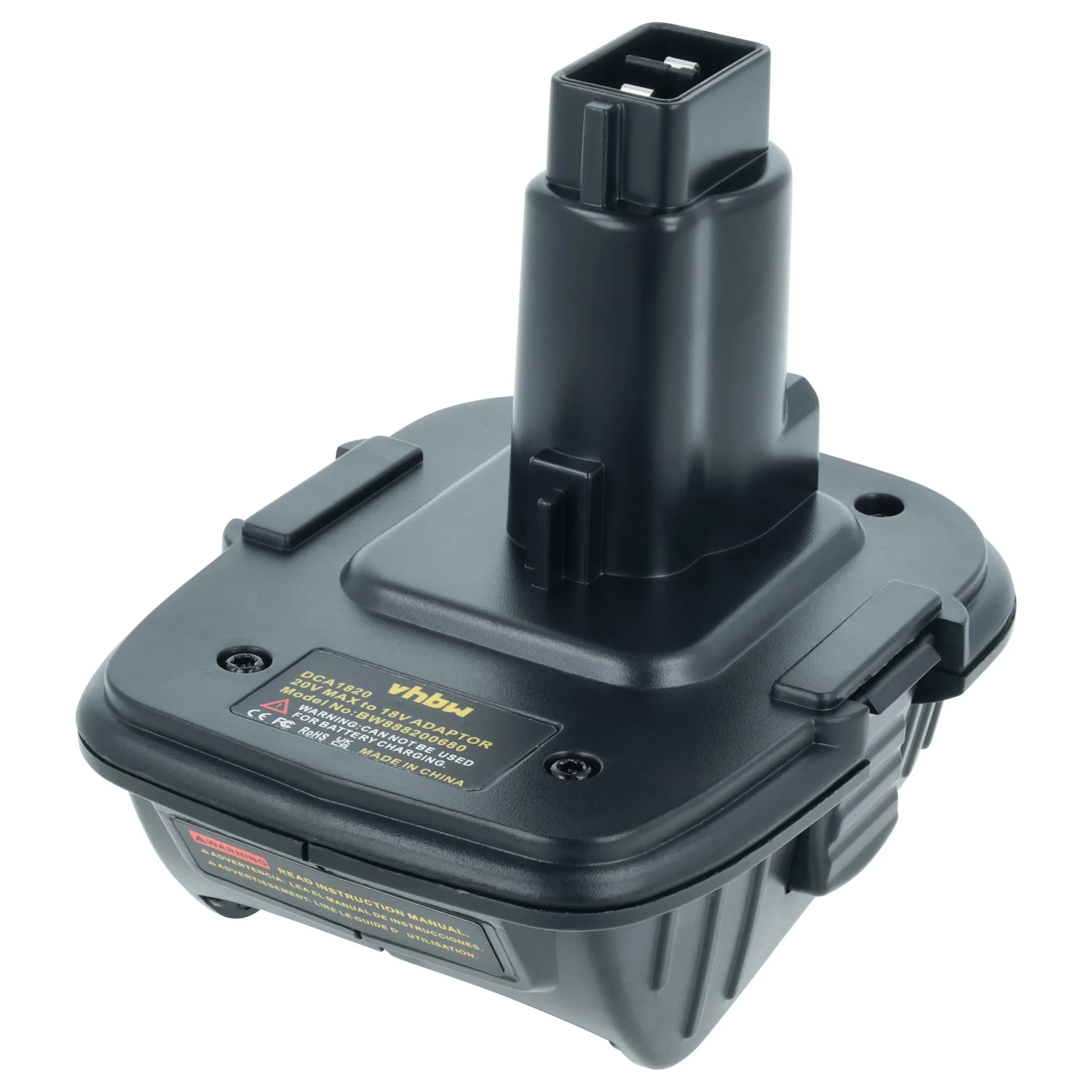 Adaptateur batterie remplace Dewalt DCA1820 pour outil Dewalt (20 V Li-ion vers 18 V)
