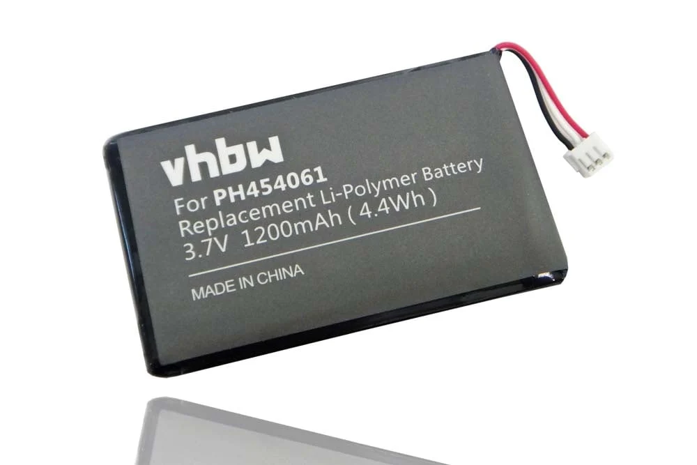 Batterie remplace Philips PH454061 pour téléphone Philips - 1200mAh 3,7V Li-polymère