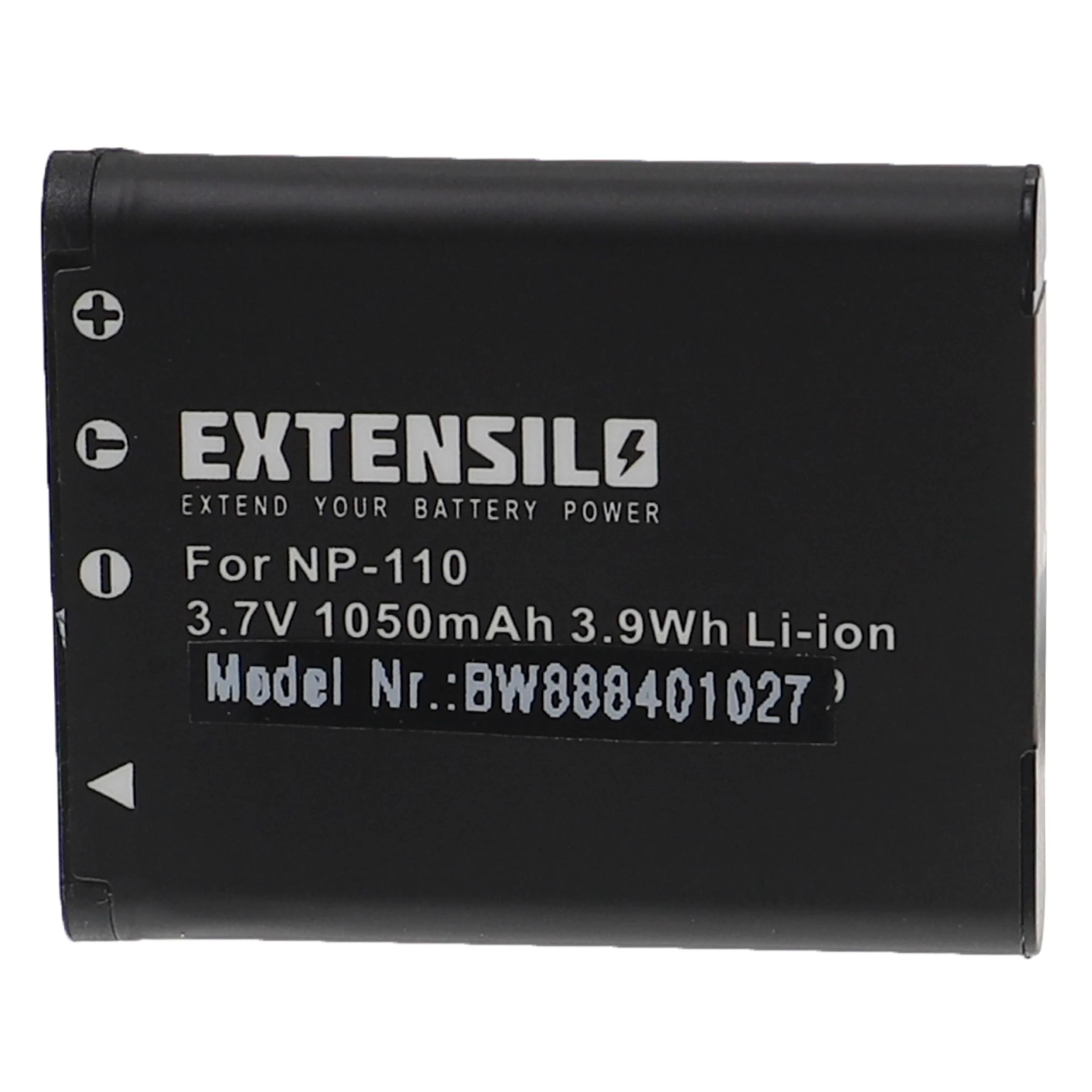 Batterie remplace Casio NP-160, NP-110DBA, NP-110, NP-110L pour appareil photo Casio- 1050mAh 3,7V Li-ion