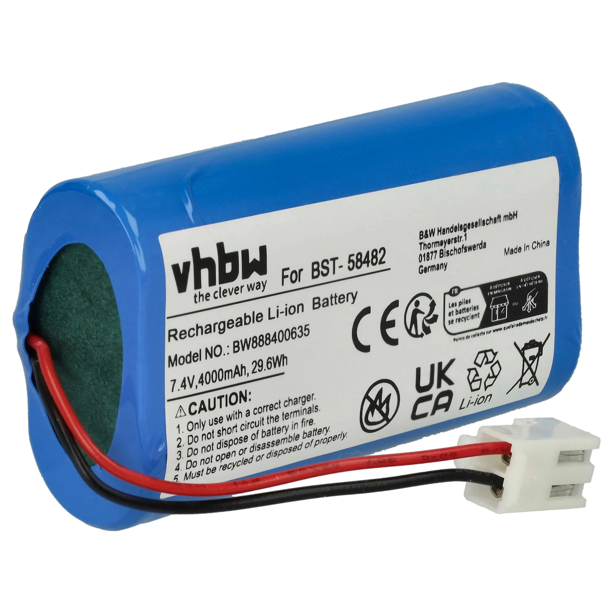 Batterie nettoyeur de piscine - 4000mAh 7,4V Li-ion