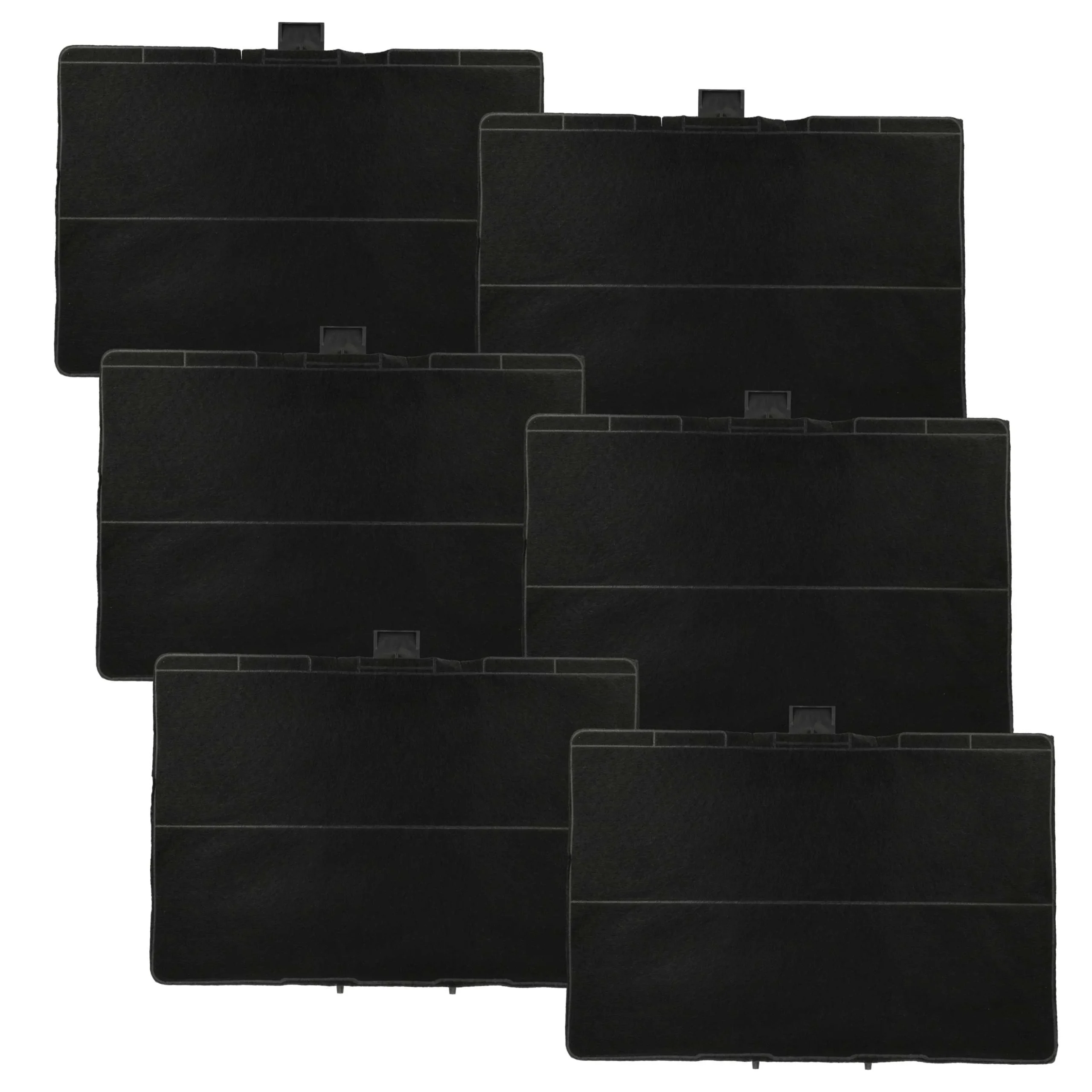 6x Filtres à charbon actif remplace BLAUPUNKT 11026771, 703606, 705432, 5Z5102X5, 5Z5106X5 pour hotte Bosch - Accessoires appareils ménagers