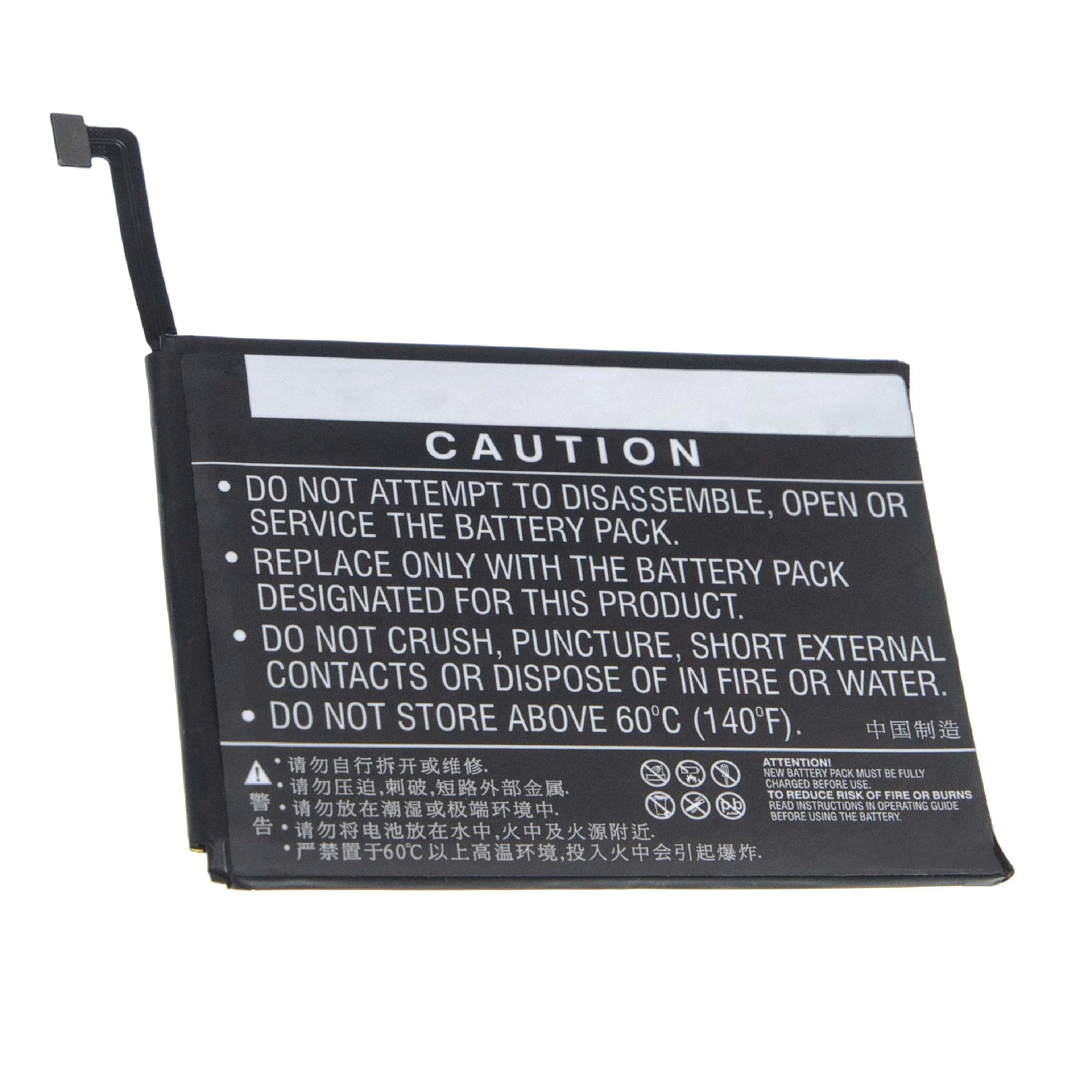 Batterie remplace ZTE / Nubia Li3937T44P6h886639 téléphone portable ZTE / Nubia - 3700mAh 3,85V Li-polymère