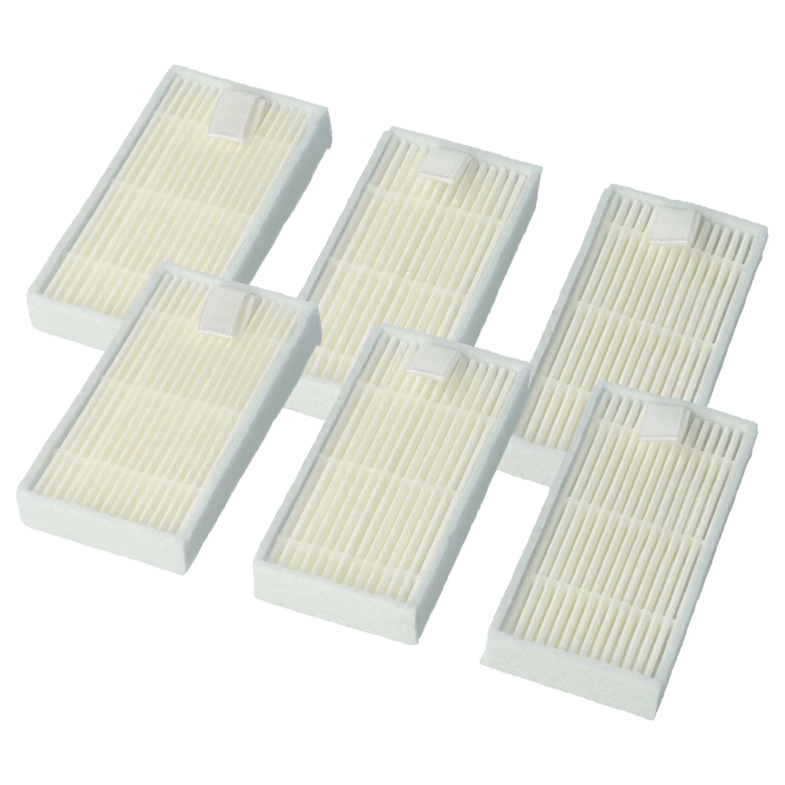 6x Filtres pour aspirateur Medion MD18500, MD18501, E32 SW, iLife V5, Proscenic 790T - filtre HEPA H11