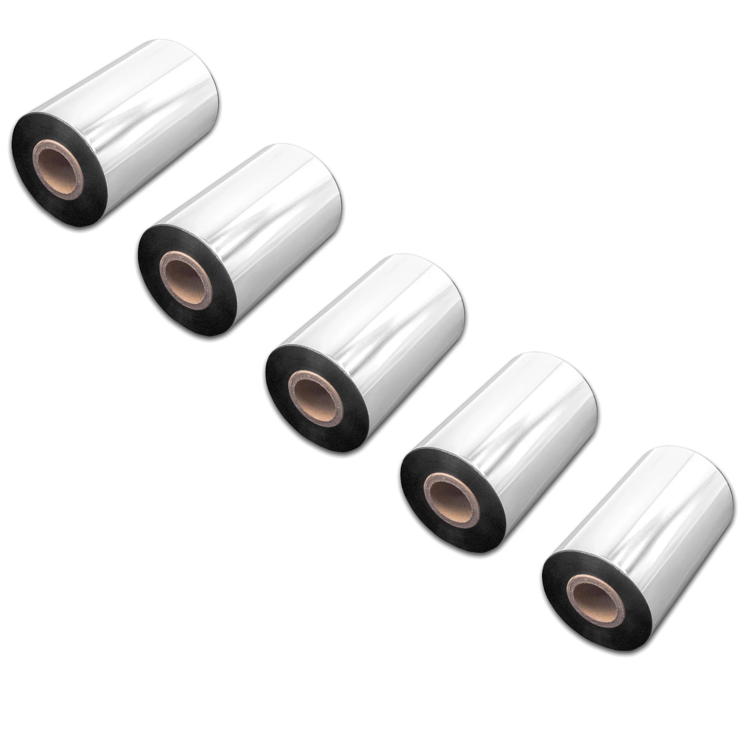 5x Ruban de transfert thermique pour imprimante Godex, Printronix, TSC, Valentin - 100 mm x 300 m, résine/cire