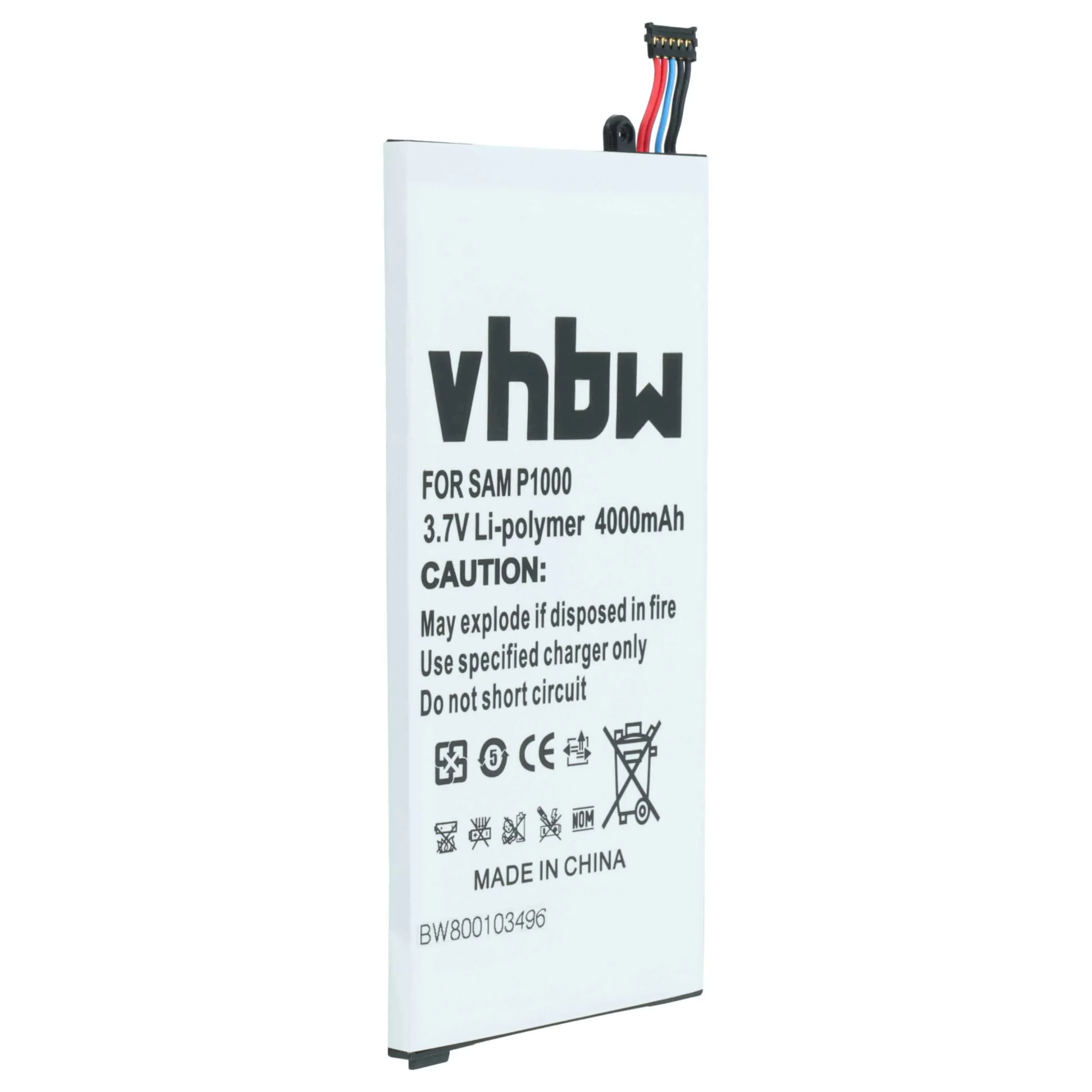 Batterie remplace Samsung B056H004-001, SP4960C3A, AA31D26, AA1ZA18BS/T-B tablette - 4000mAh 3,7V Li-polymère