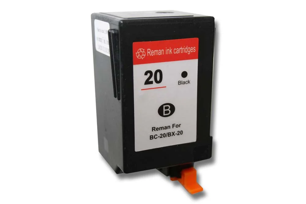 Cartouche remplace Canon BC-20, BX-20 pour imprimante Telekom / Canon - noir remanufacturée 32ml