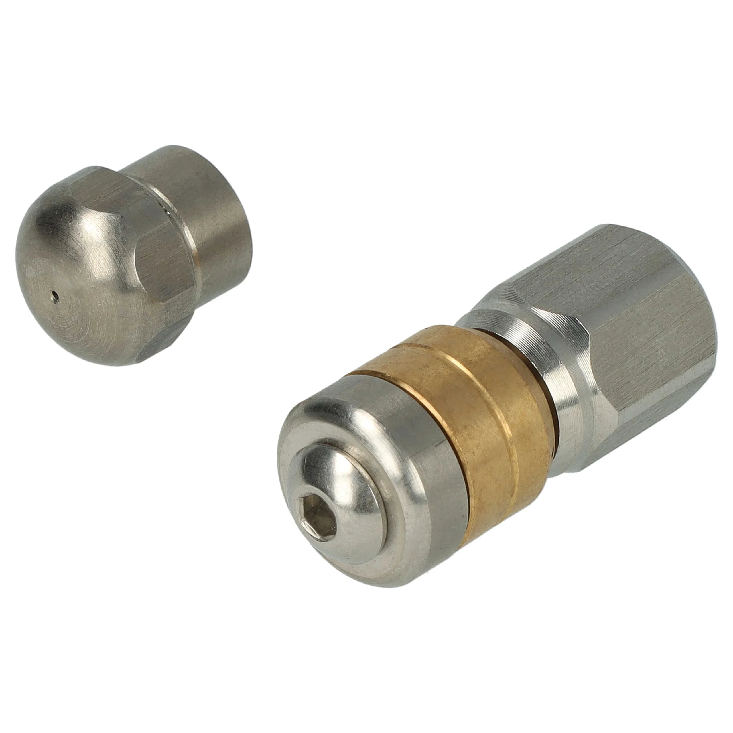 2x Buses nettoyage remplace Kränzle KNF045 - acier inox, Fixe+rotatif