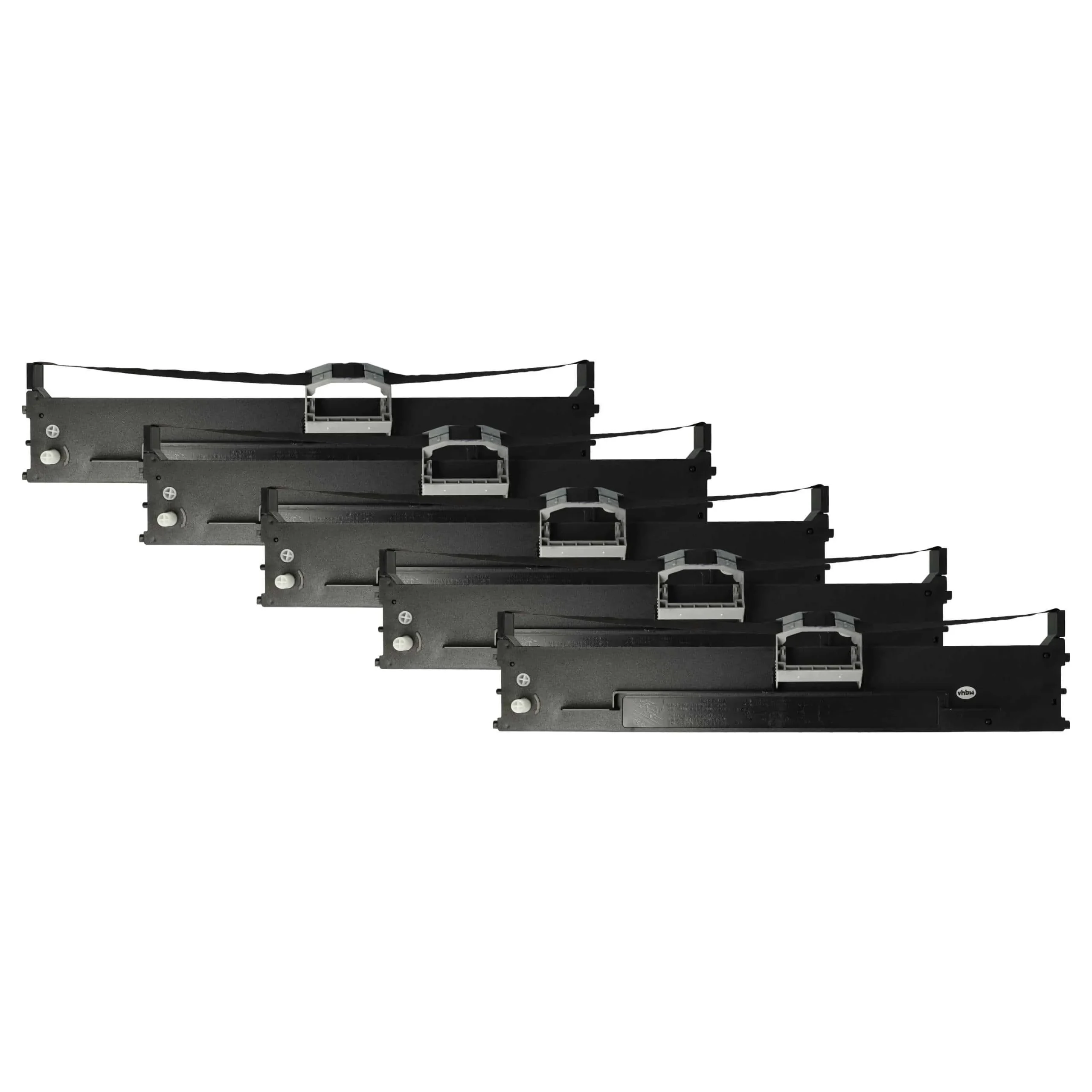5x Ruban encreur remplace OKI 43503601 pour imprimante matricielle / étiquette - noir